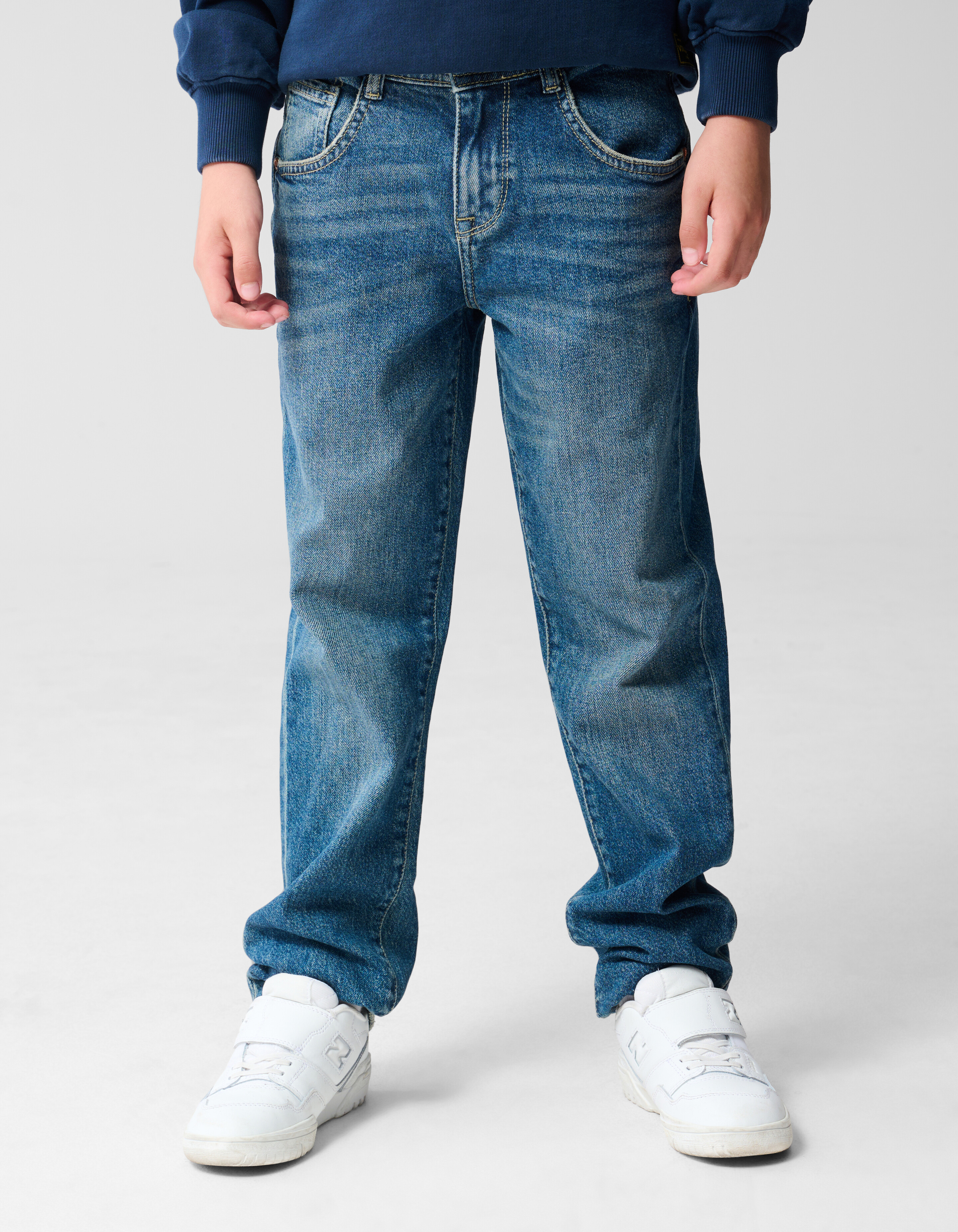 Relaxed Fit Jeans Dunkelblau von Vingino SHOEBY BOYS