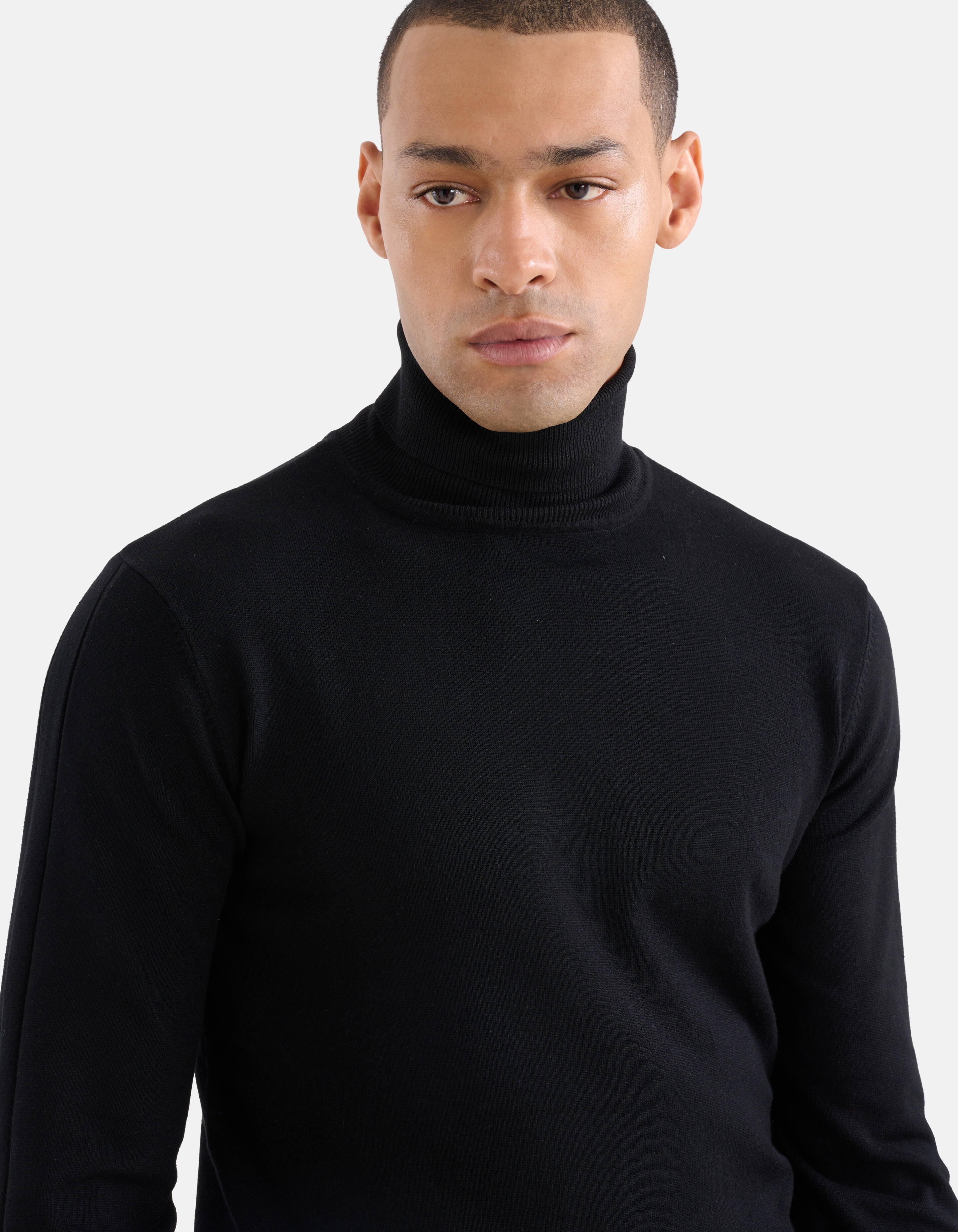 Rollkragenpullover Schwarz SHOEBY MEN