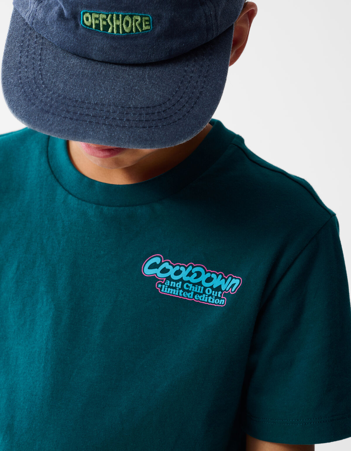 Cooldown Artwork T-shirt Dunkelgrün SHOEBY BOYS