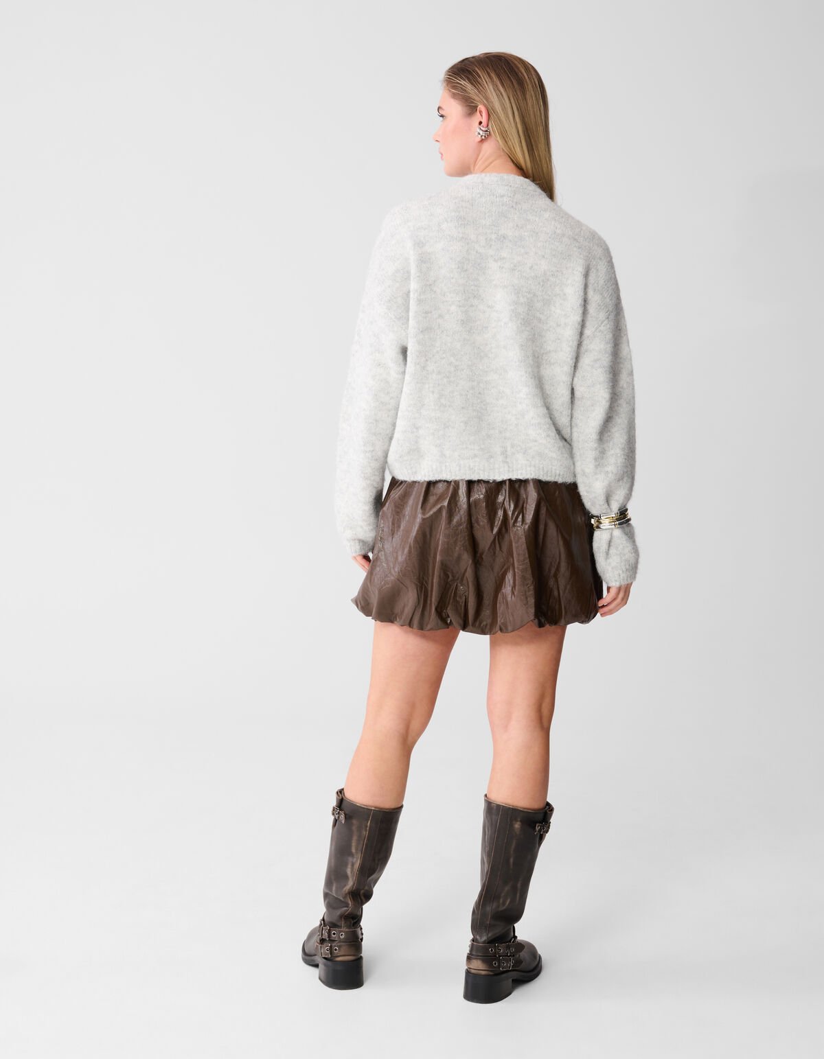 Elegante Knopfweste, hellgrau SHOEBY WOMEN