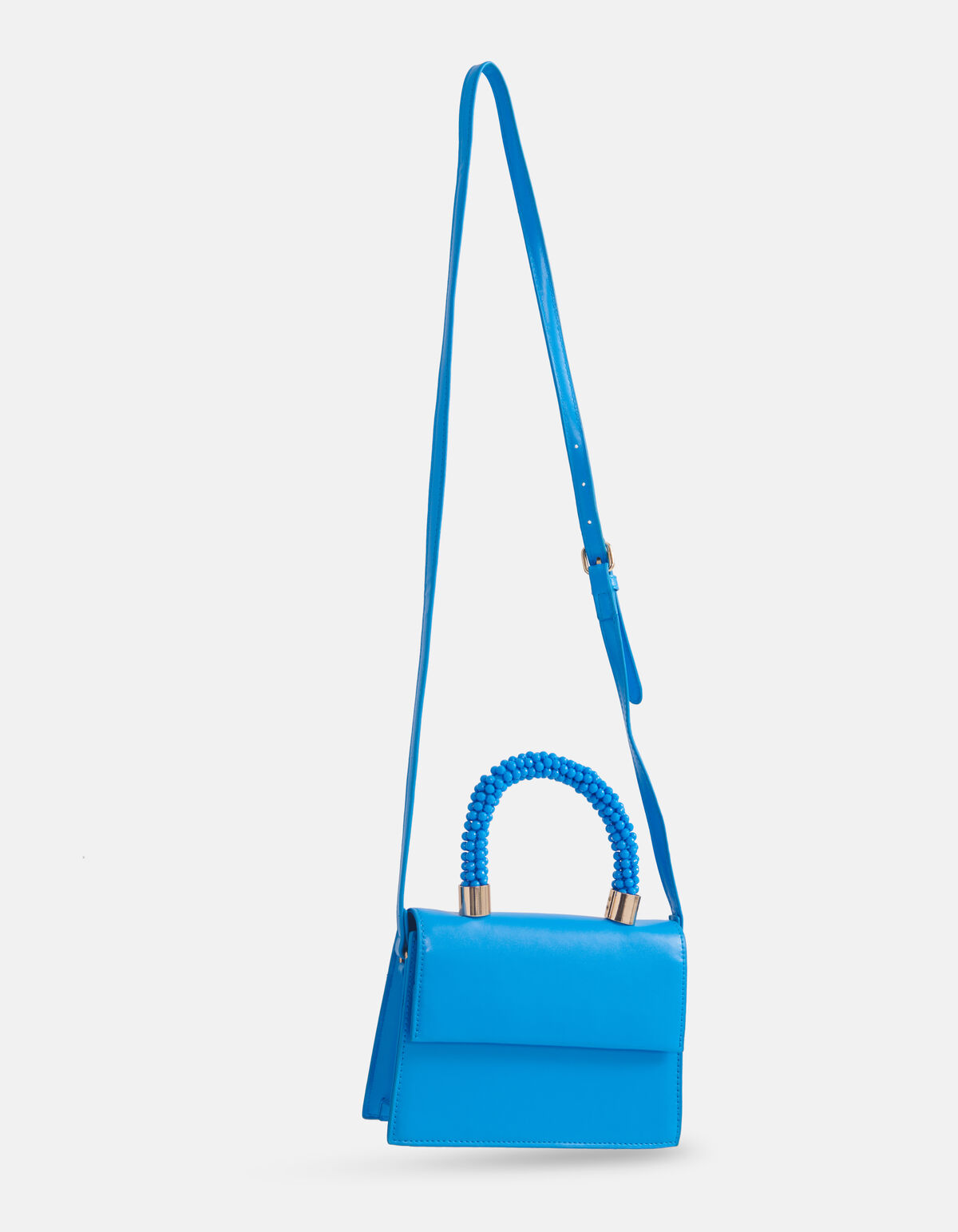 Mini-Tasche mit Perlen Blau SHOEBY ACCESSOIRES