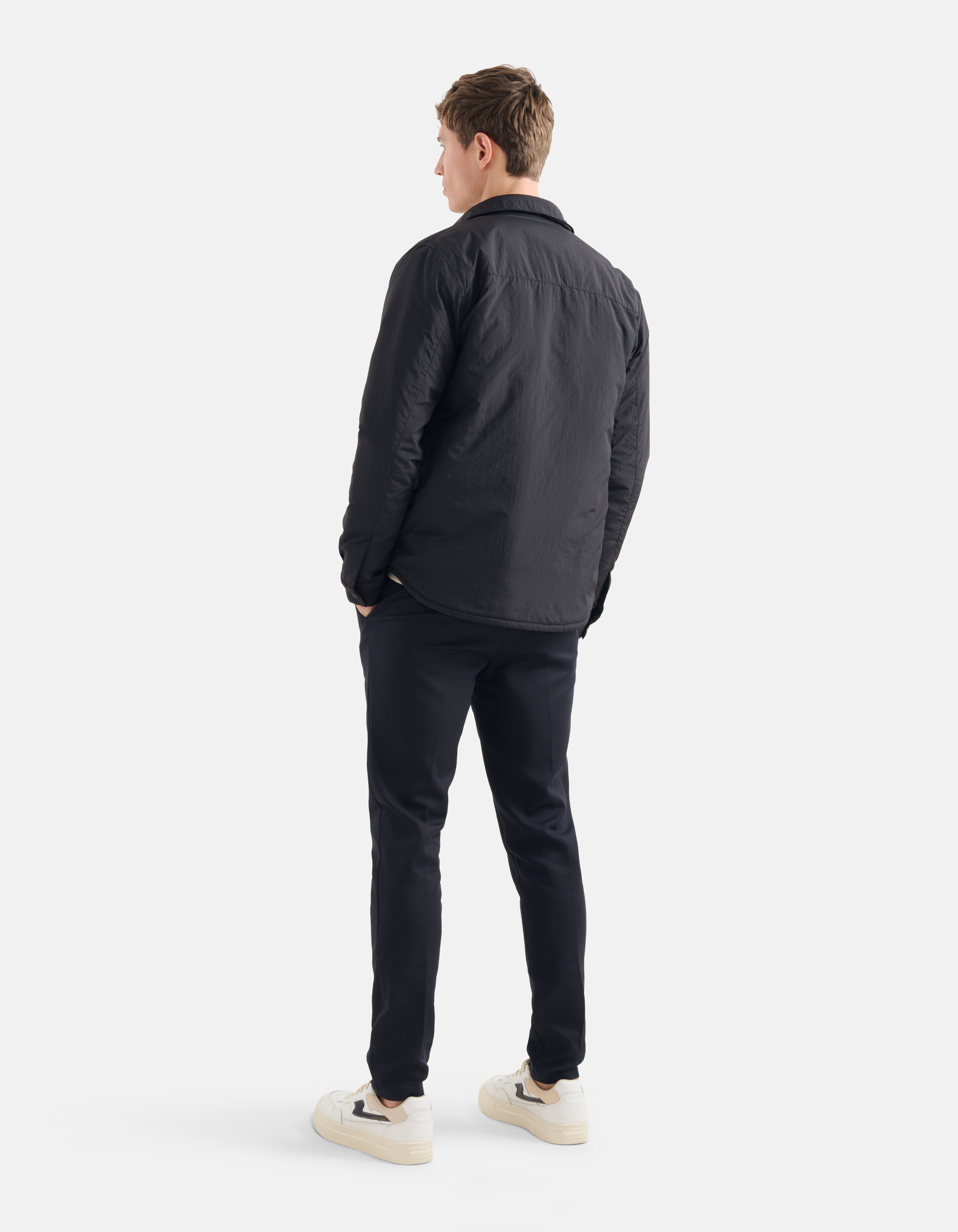 Gepolstertes Überhemd Schwarz SHOEBY MEN
