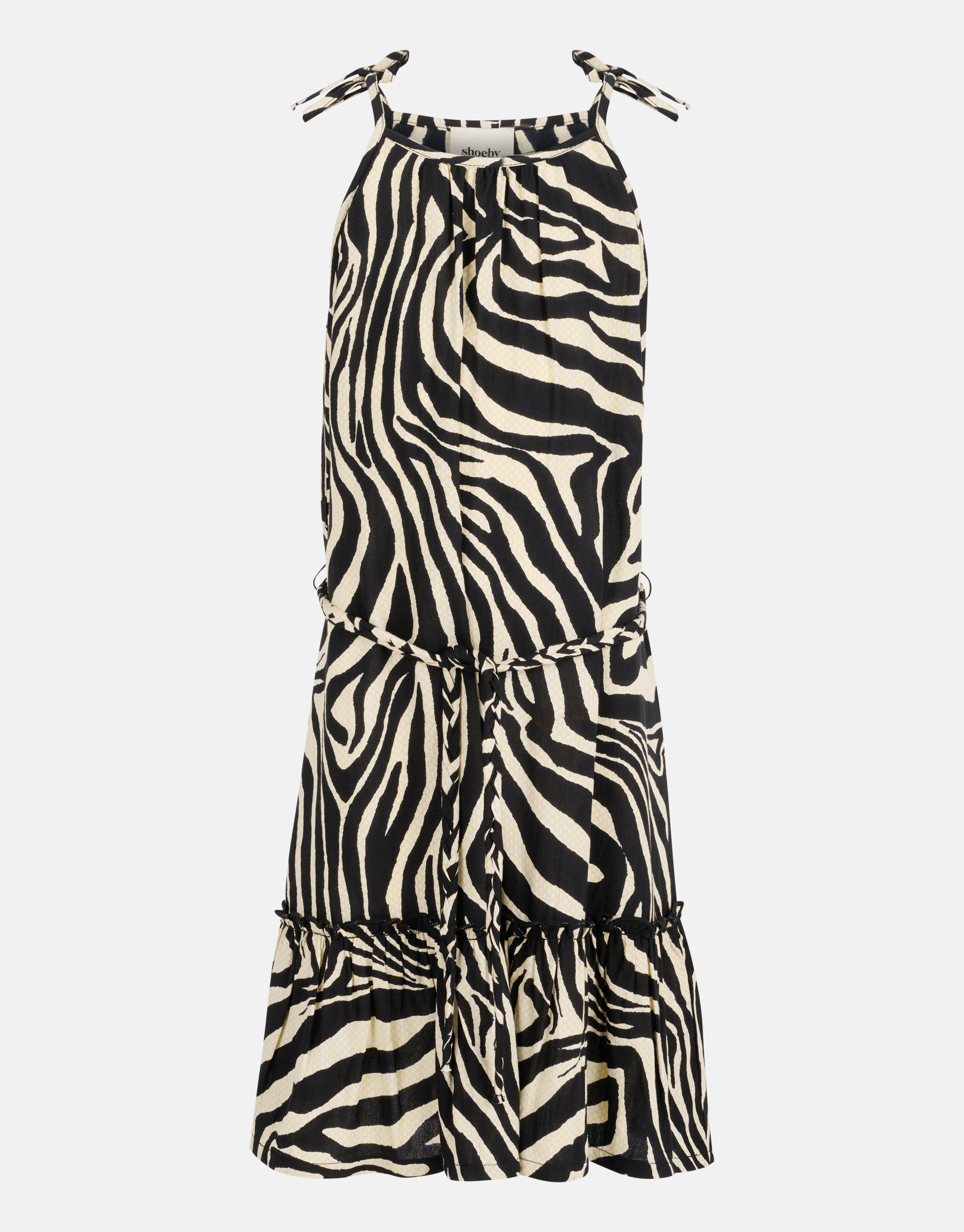 Zebrakleid Schwarz/ Off-white SHOEBY GIRLS