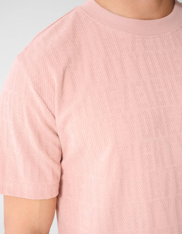 Eighty One Text T-Shirt Rosa SHOEBY MEN