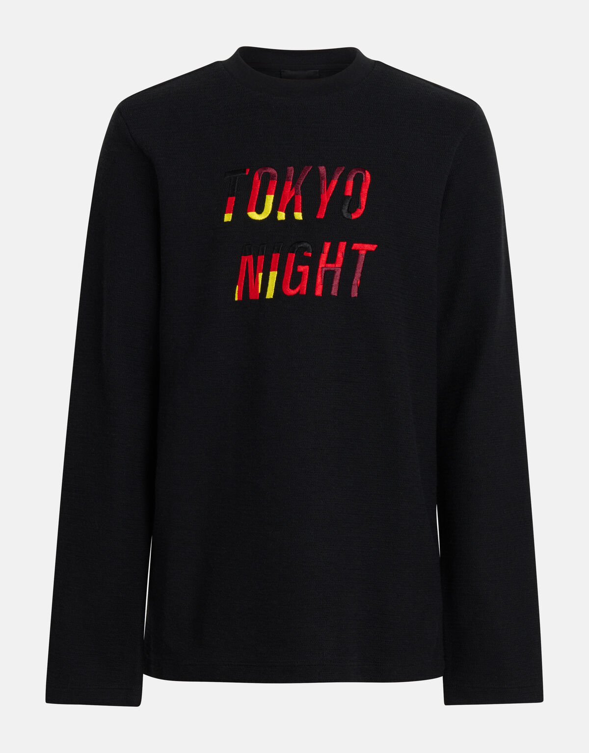 Structuur Longsleeve Zwart SHOEBY BOYS