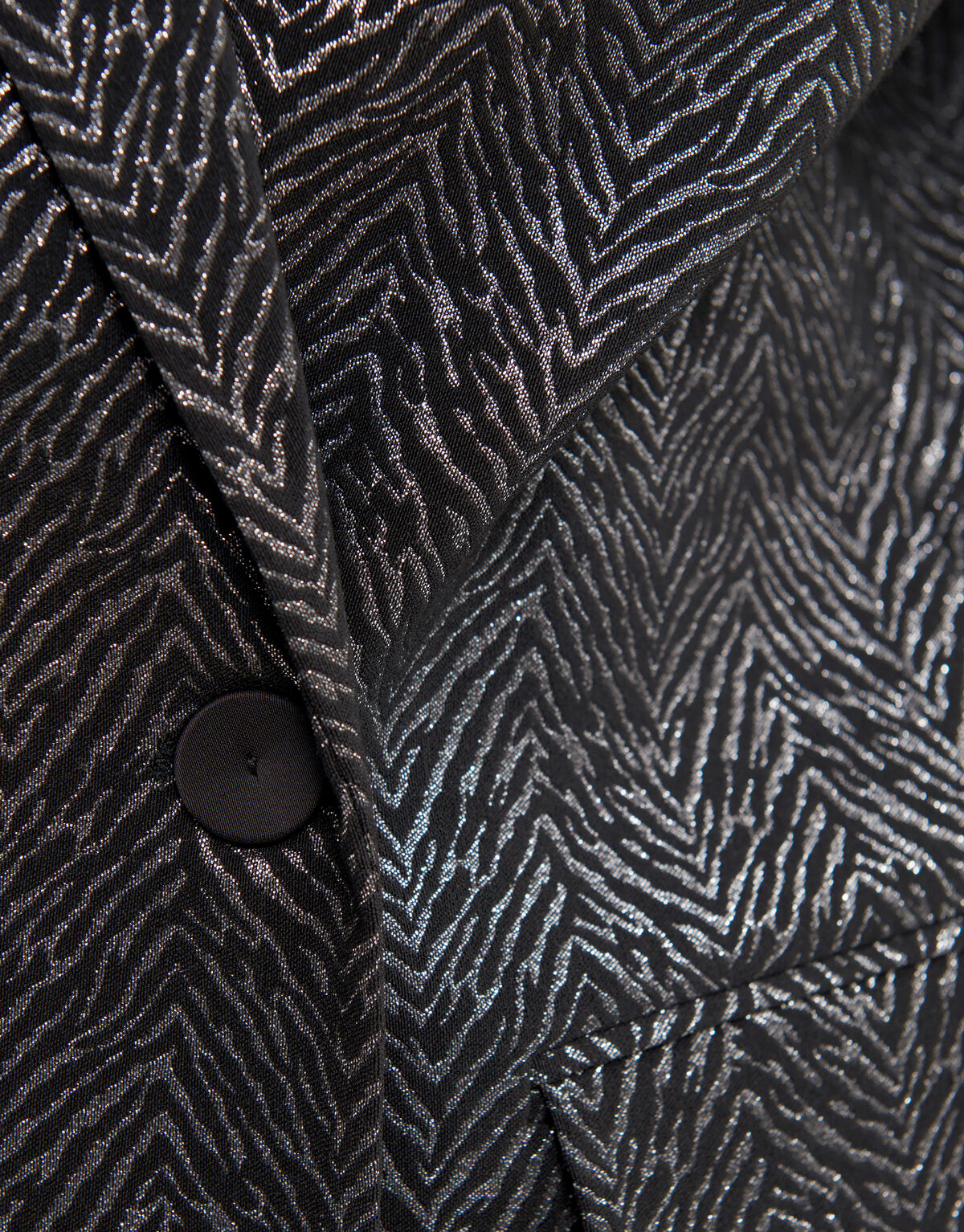 Blazer mit Zebradruck Schwarz SHOEBY WOMEN