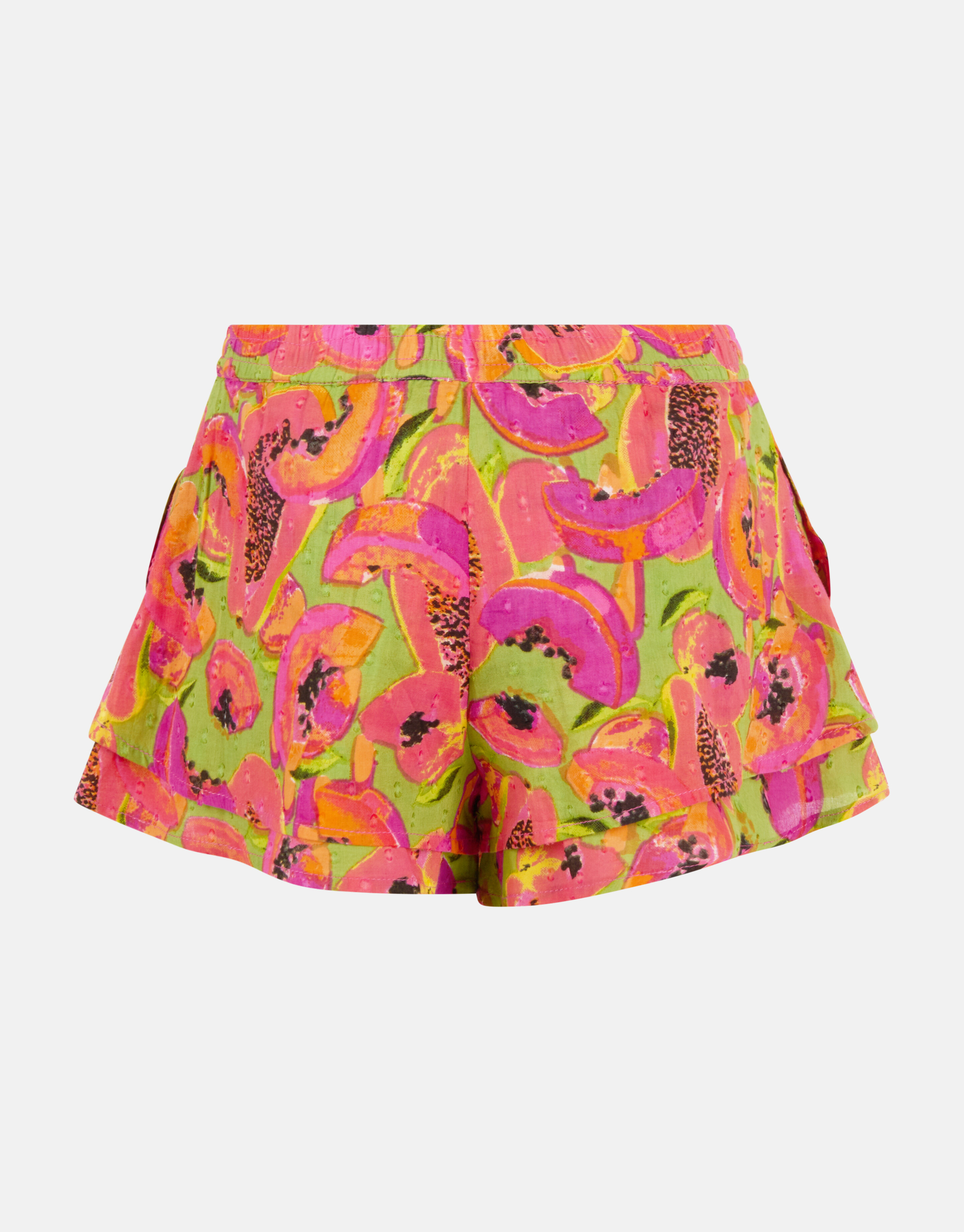 Shorts mit Obstmuster Grün SHOEBY GIRLS