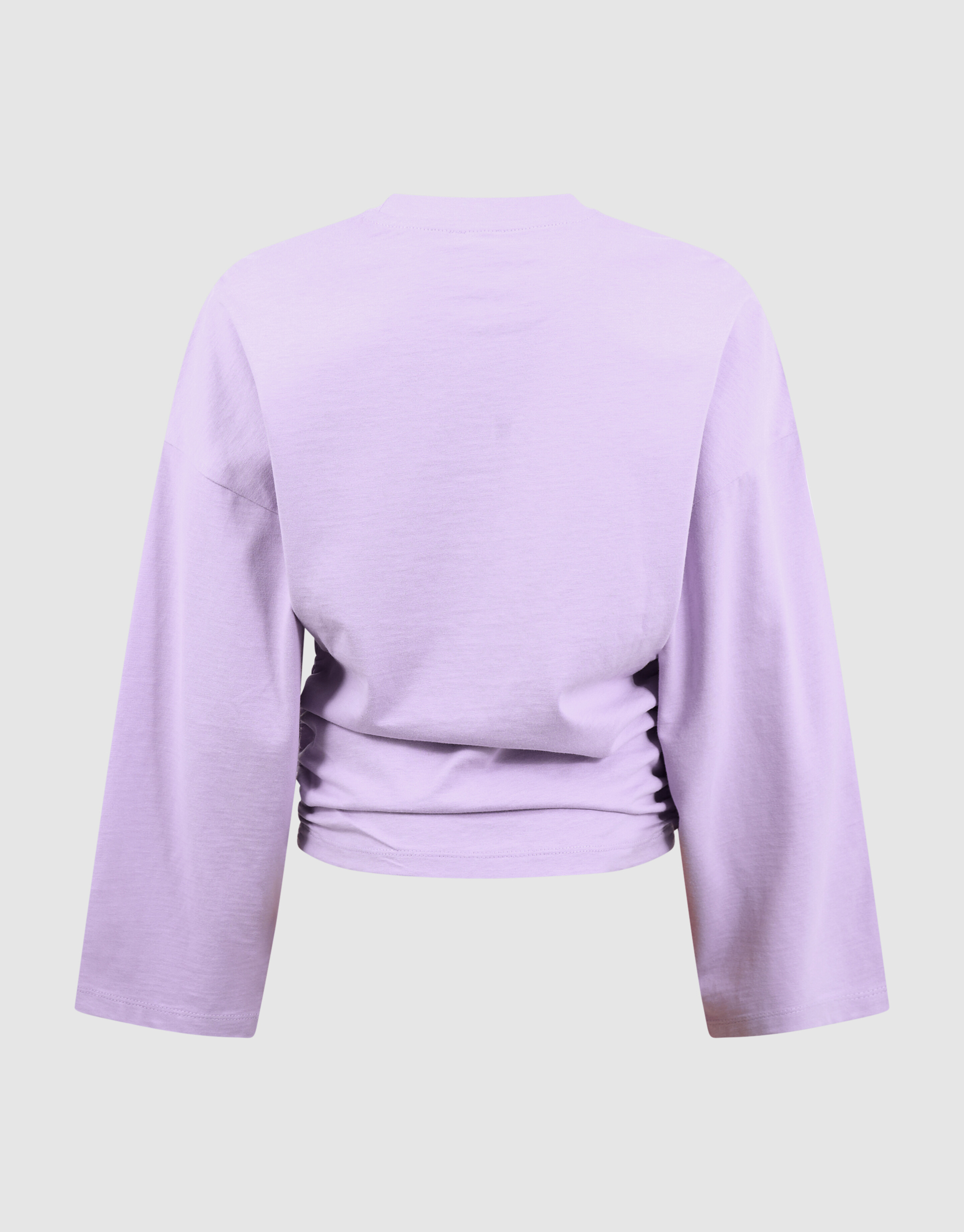 Lila Langarmshirt mit Raffungen SHOEBY GIRLS