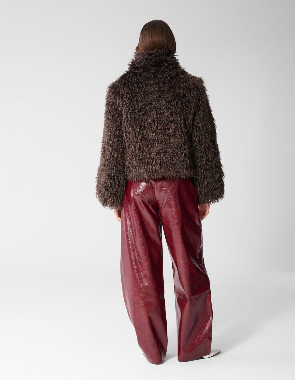 Hairy Faux Fur Jacke Braun SHOEBY WOMEN
