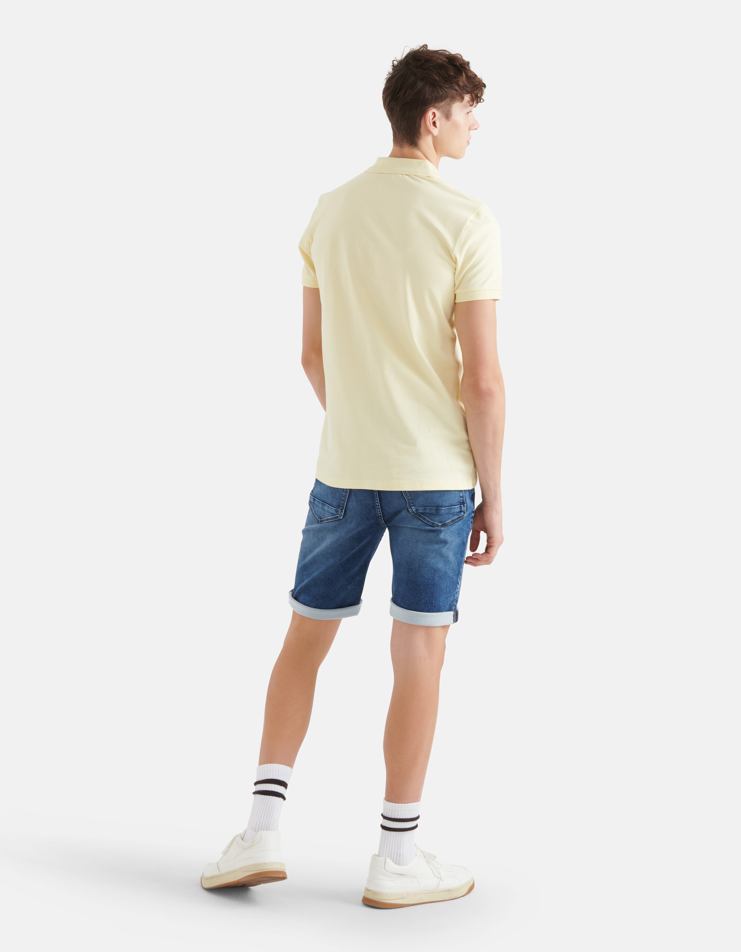 Basic Polo Hellgelb SHOEBY MEN
