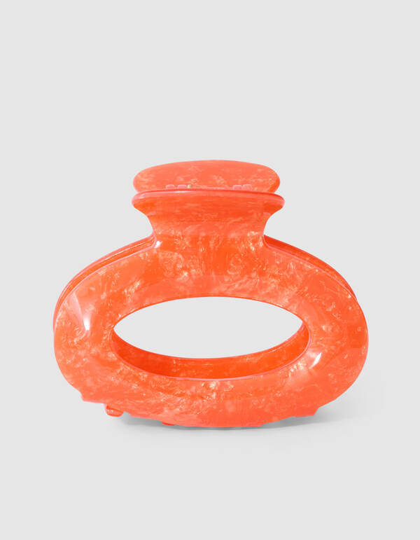 Gro&szlig;e Haarspange Orange SHOEBY ACCESSOIRES