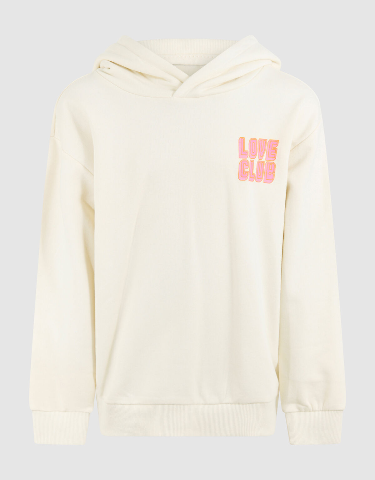 Love Club Kunstwerk Hoodie Off White SHOEBY GIRLS