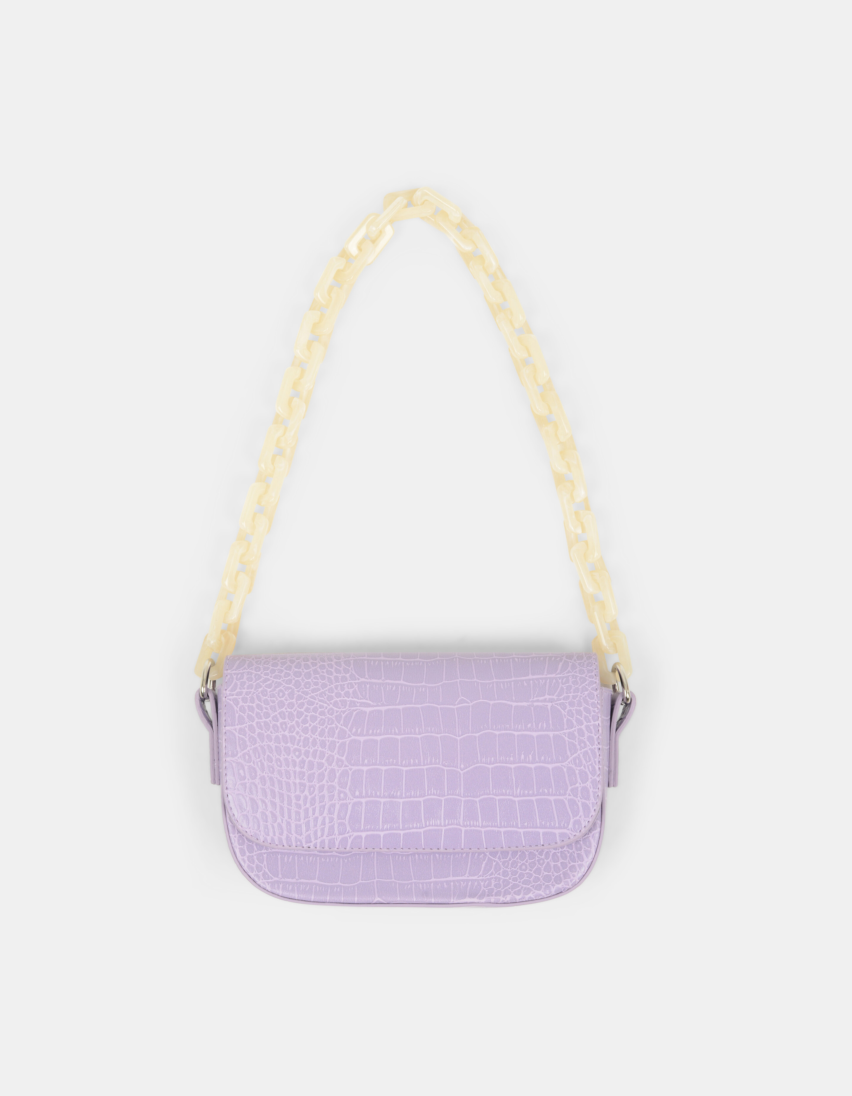 Lila Croco Tasche ACCESSOIRES SHOEBY