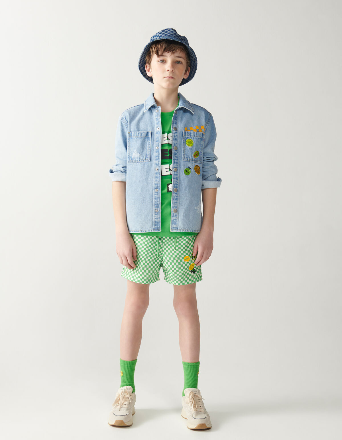 Kunstwerk T-shirt Grün SHOEBY BOYS