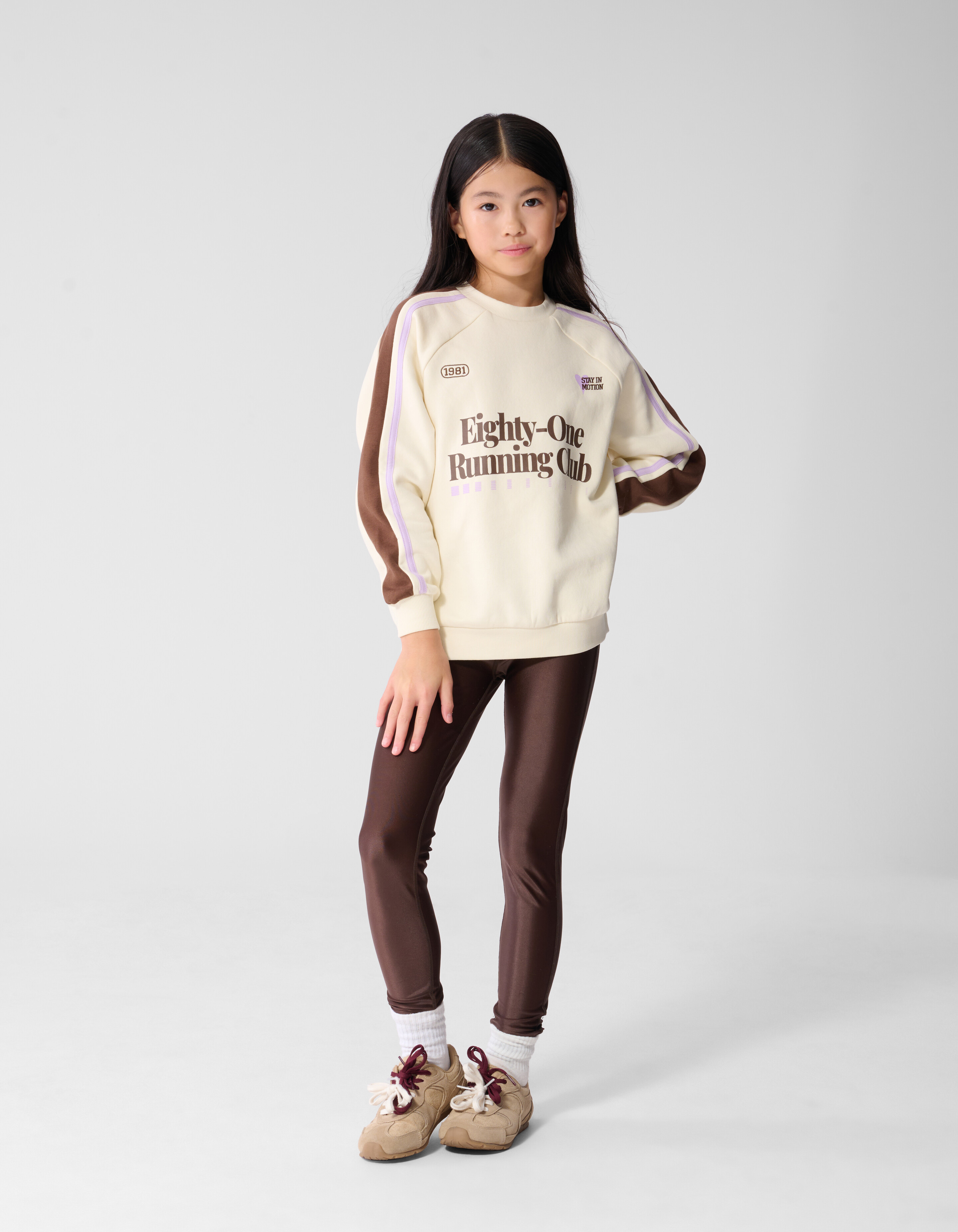 Gro&szlig;er Sportpullover in Off-White SHOEBY GIRLS