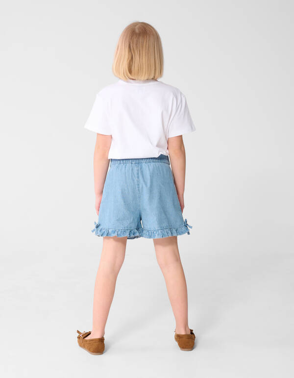Ruffle Heart T-Shirt Wei&szlig; SHOEBY GIRLS