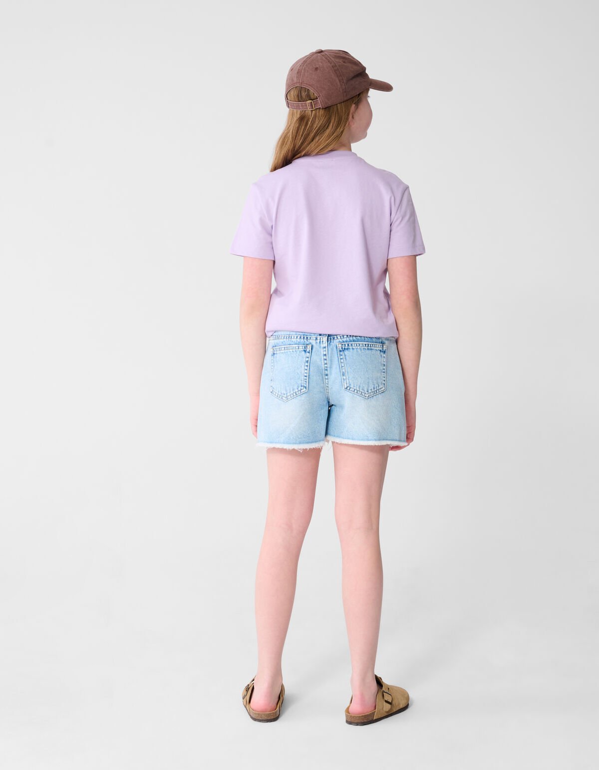 Sunny Palms Artwork T-Shirt Helllila SHOEBY GIRLS