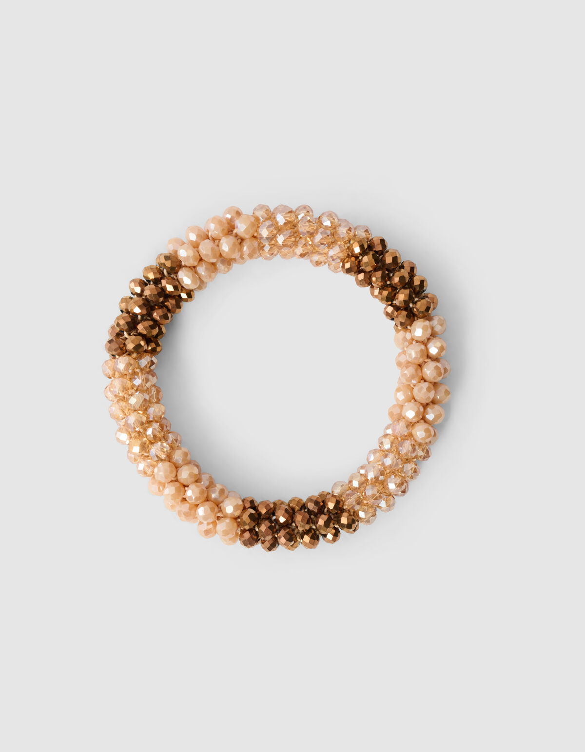 Perlen-Haargummi Blockiert Braun SHOEBY ACCESSOIRES