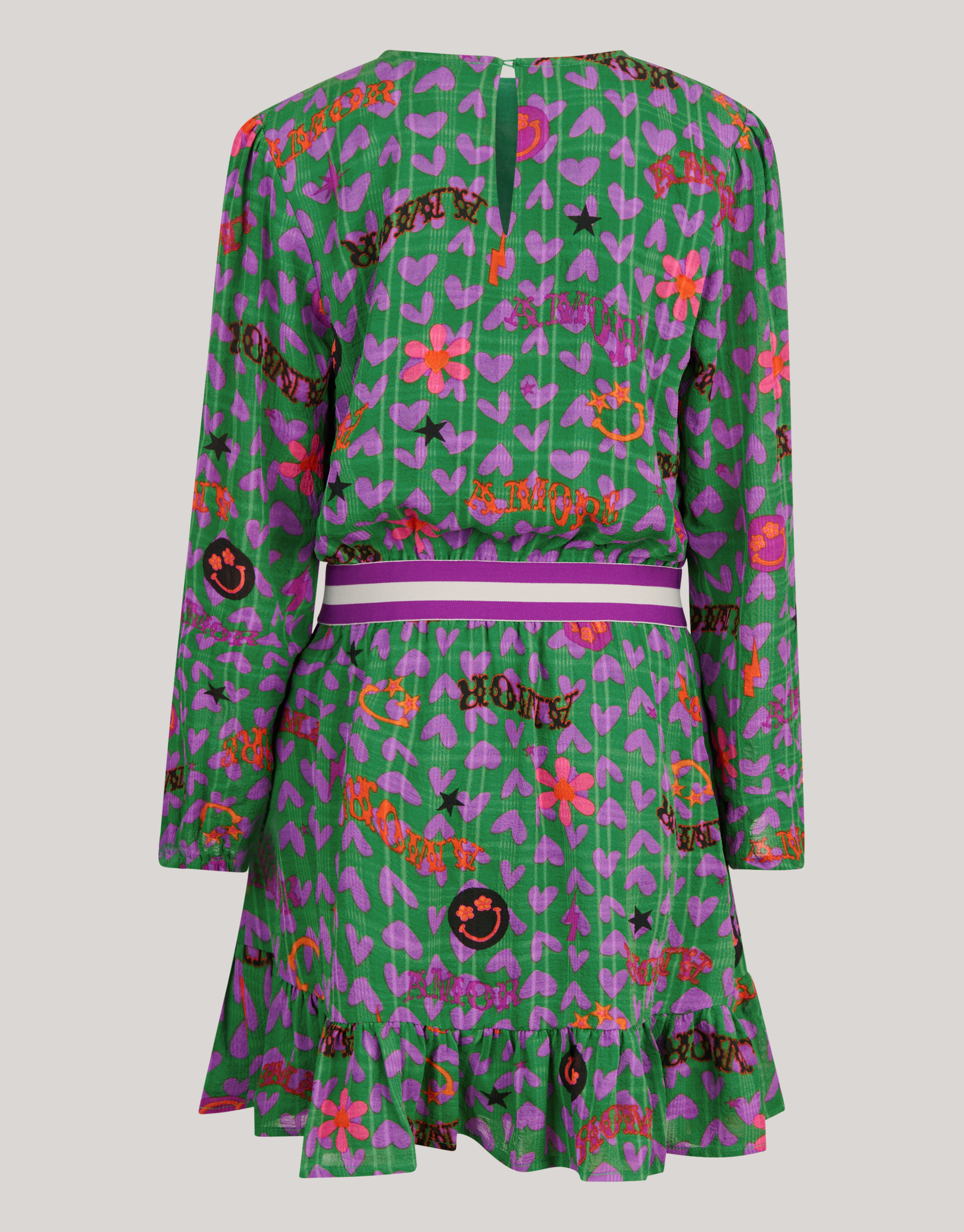Bedrucktes Kleid Grün SHOEBY GIRLS