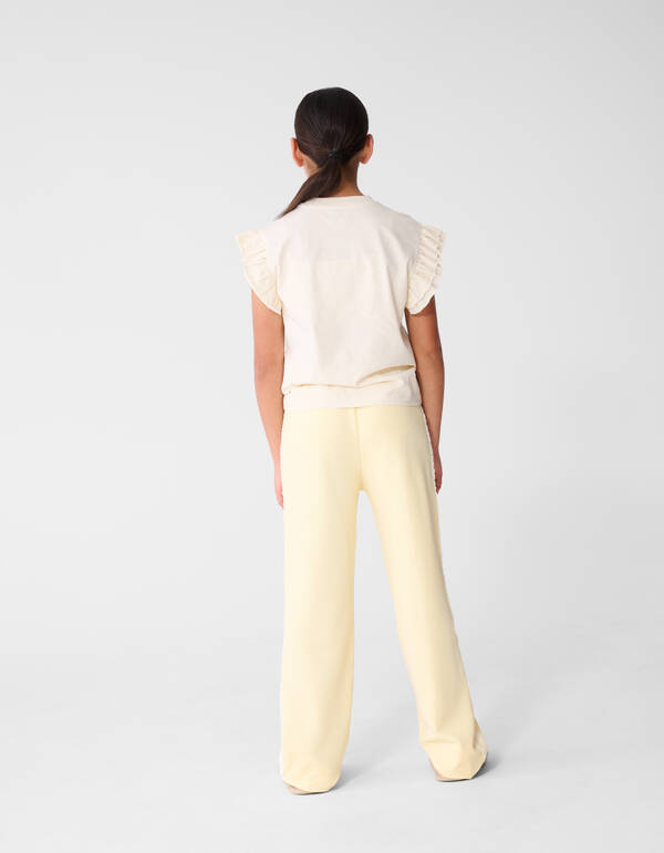 Sportliche Weite-Hosen Hellgelb SHOEBY GIRLS