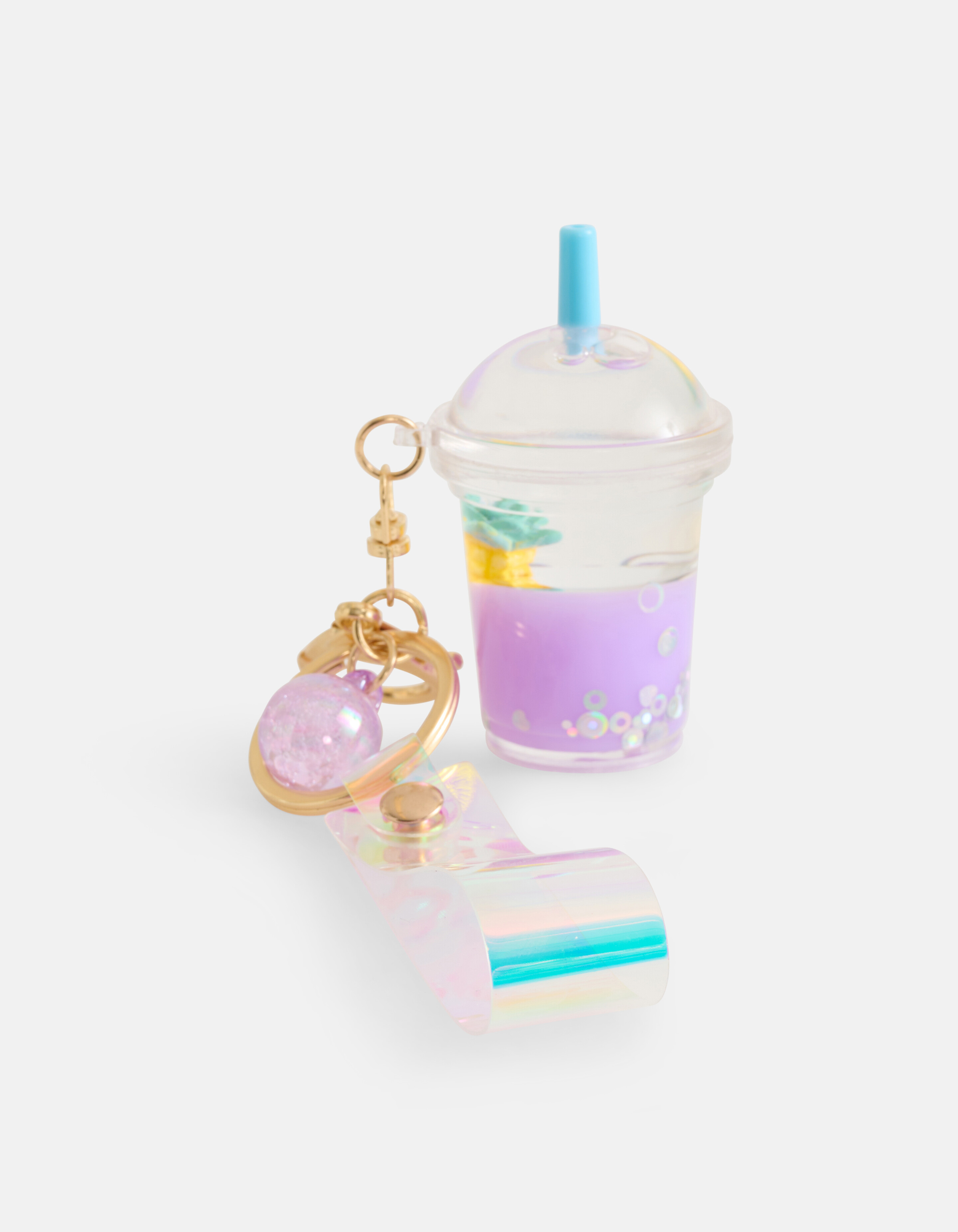 Ananas Schlüsselanhänger Hellviolett SHOEBY ACCESSOIRES
