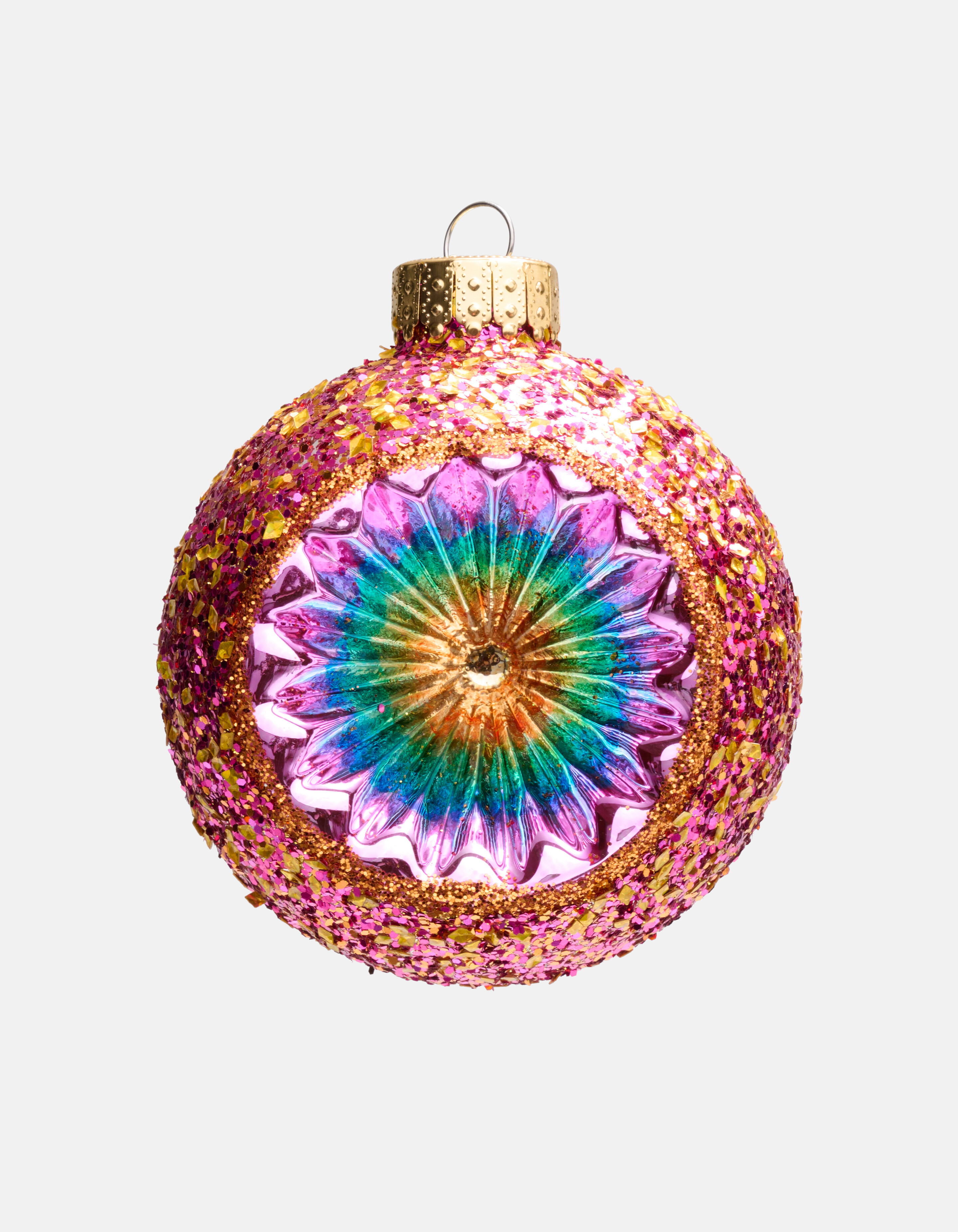 Glitter Reflektor Weihnachtskugel von Fred SHOEBY ACCESSOIRES