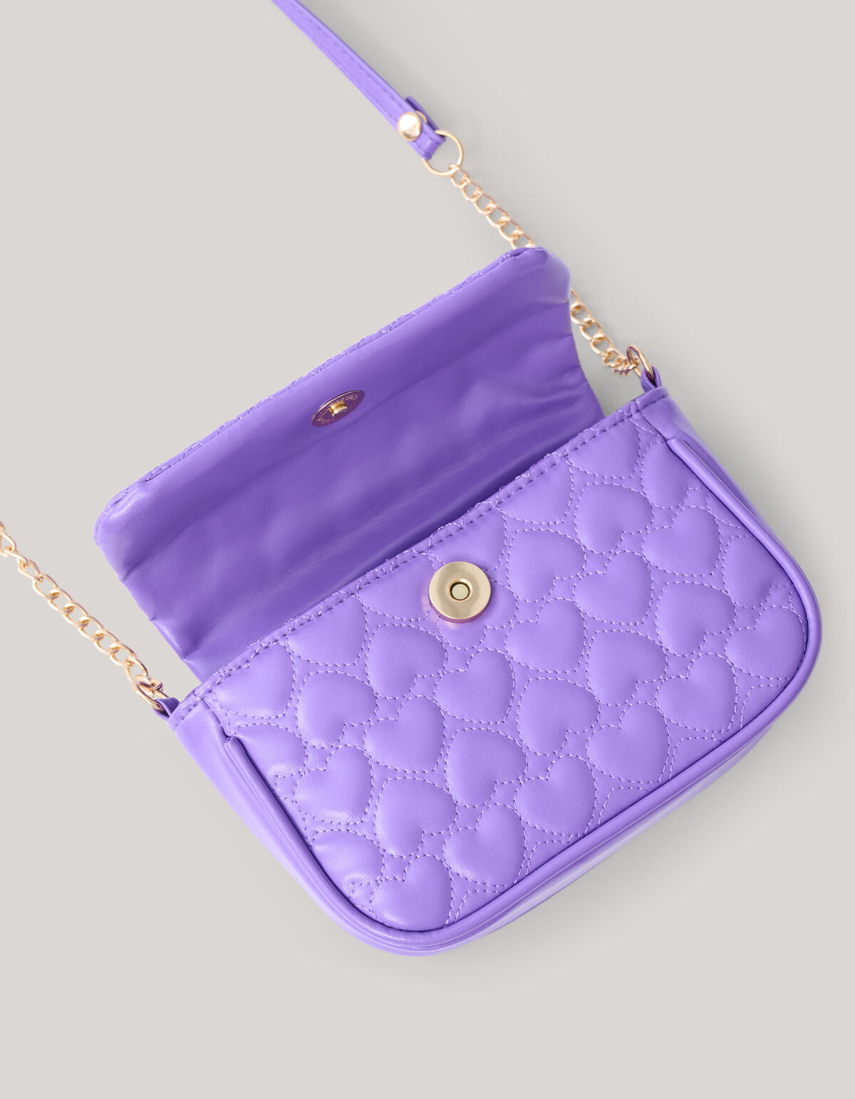 Gesteppte Herz Tasche Lila SHOEBY ACCESSOIRES