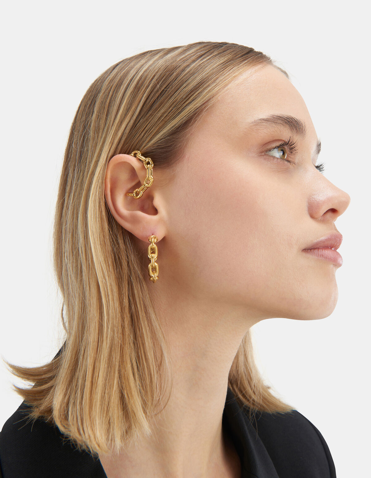 Gekn&uuml;pfte Ohrringe aus Gold ACCESSOIRES SHOEBY