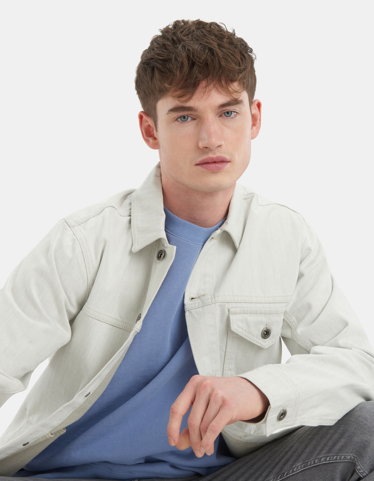Sand Denim Jacke REFILL