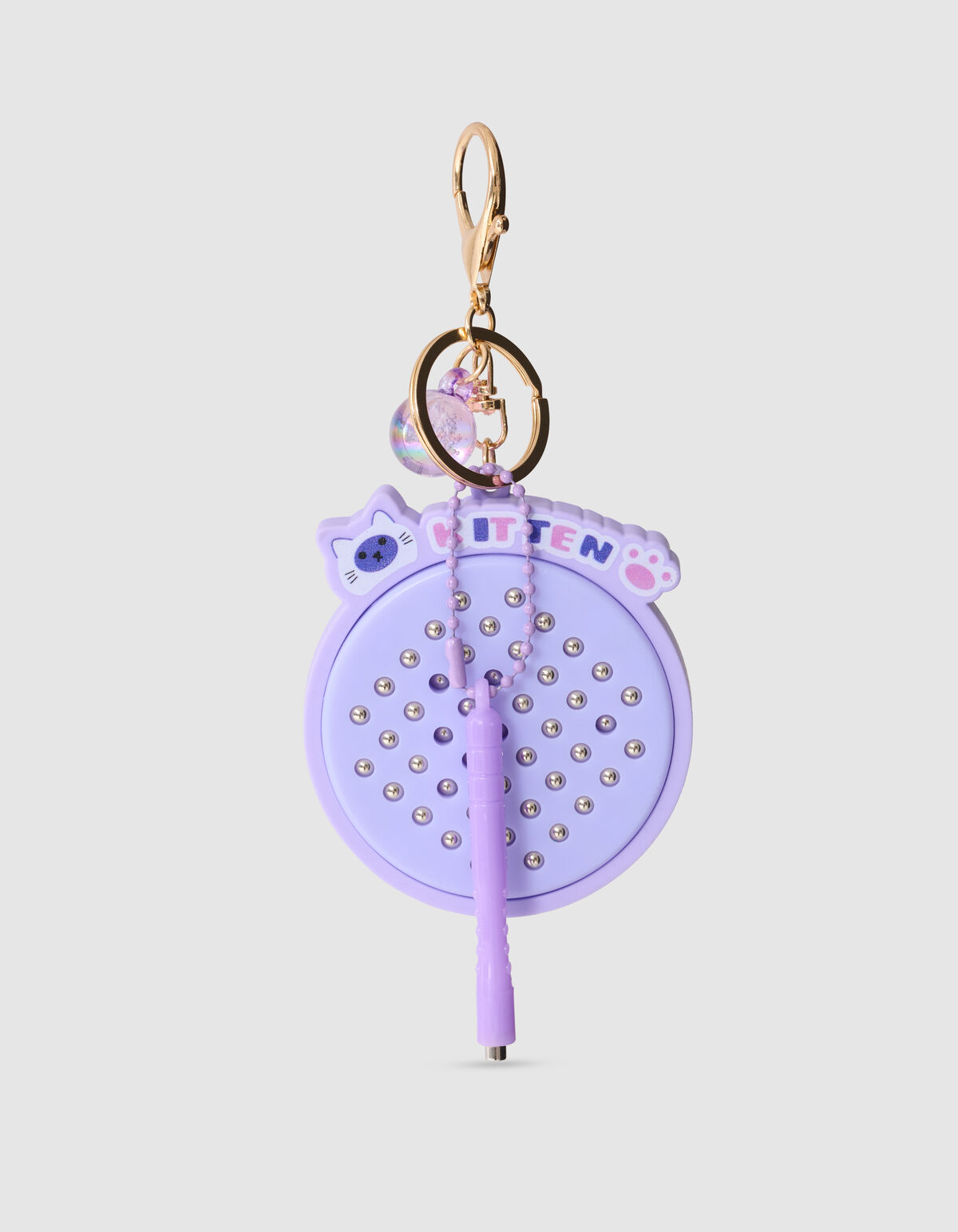 K&auml;tzchen Ball Schl&uuml;sselanh&auml;nger Lila SHOEBY GIRLS