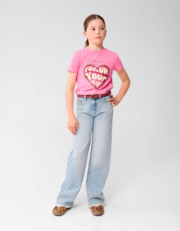 Weite Hosen aus Denim Blau SHOEBY GIRLS
