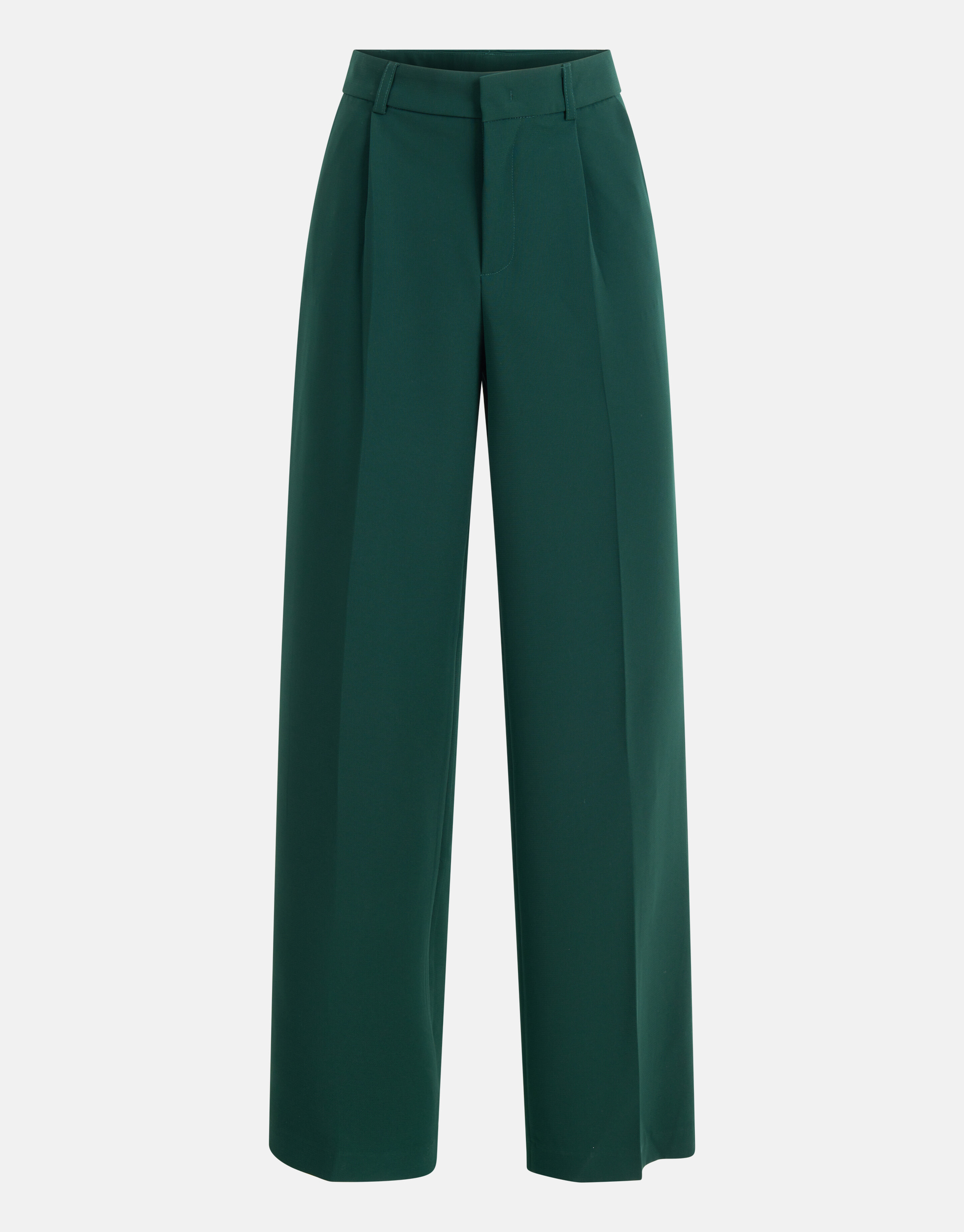 Gerade geschnittene Hose Dunkelgrün SHOEBY WOMEN