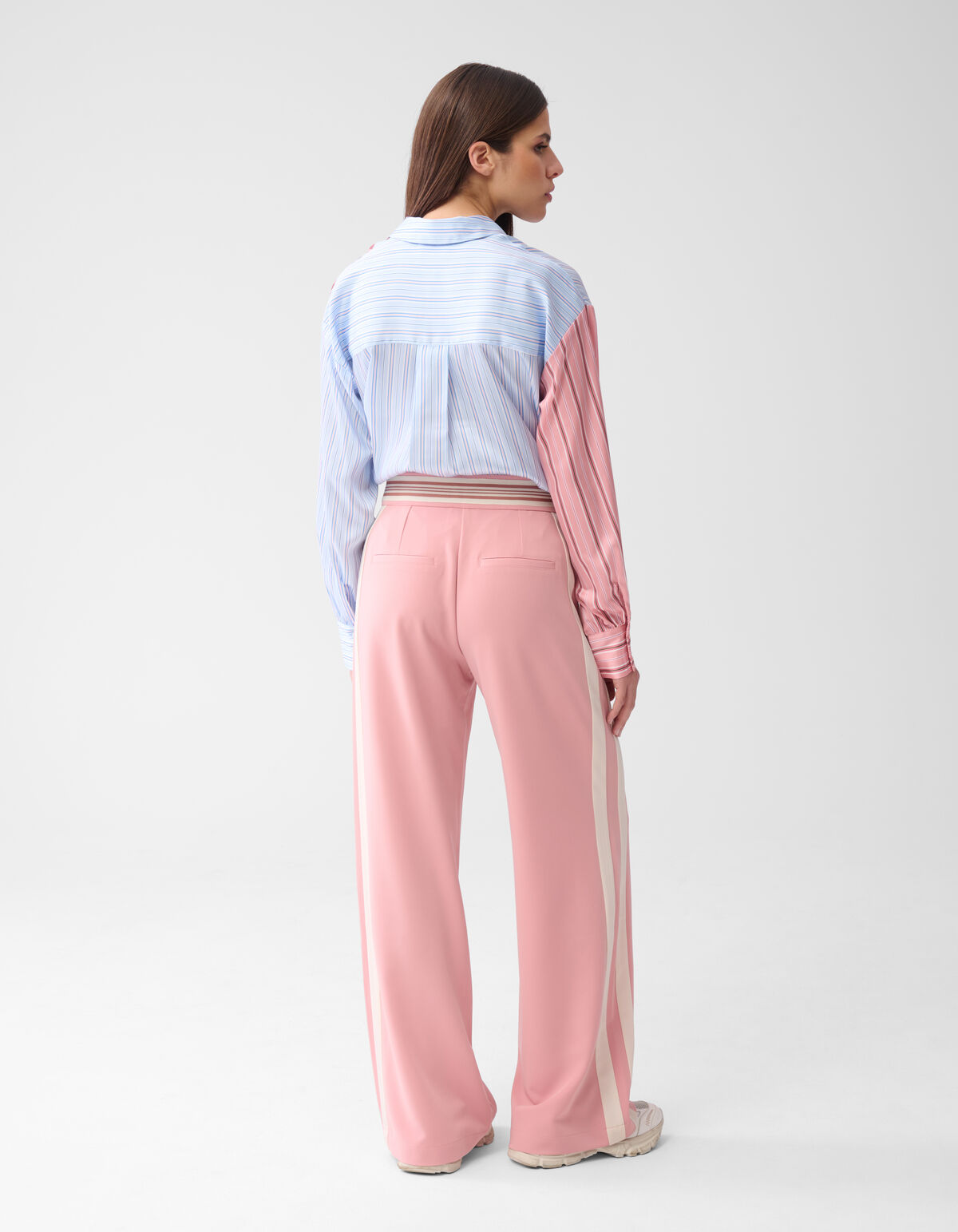 Bedruckte Nadelstreifenbluse SHOEBY WOMEN