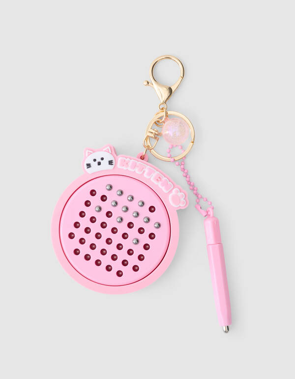 Kätzchen-Spiel-Schlüsselanhänger Hellrosa SHOEBY ACCESSOIRES