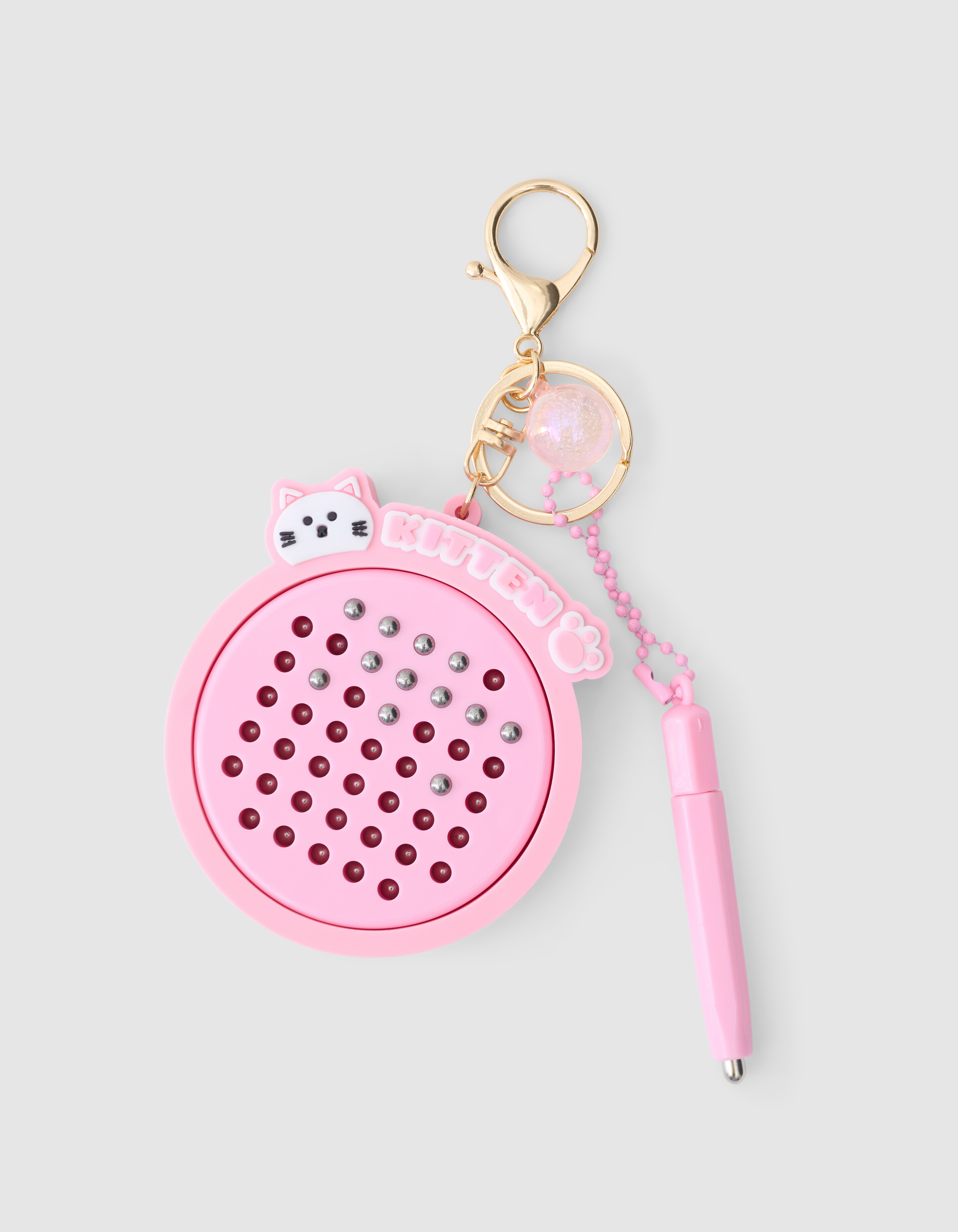 Kätzchen-Spiel-Schlüsselanhänger Hellrosa SHOEBY ACCESSOIRES