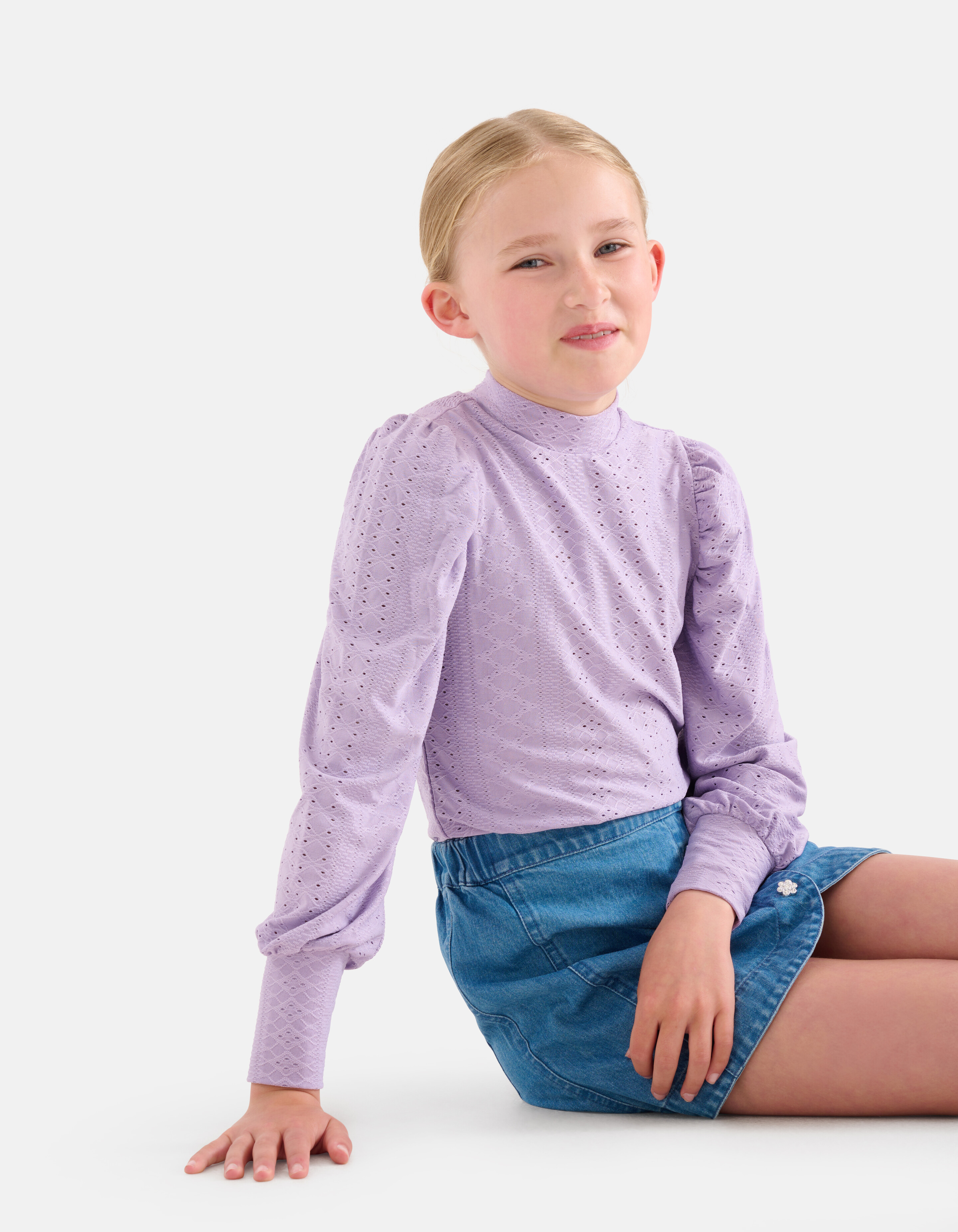 Stickerei-Oberteil Lila SHOEBY GIRLS
