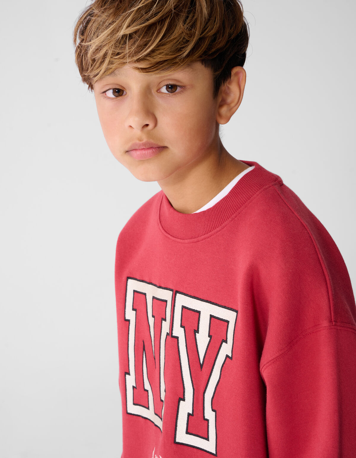 Logo Sweater Rot SHOEBY BOYS