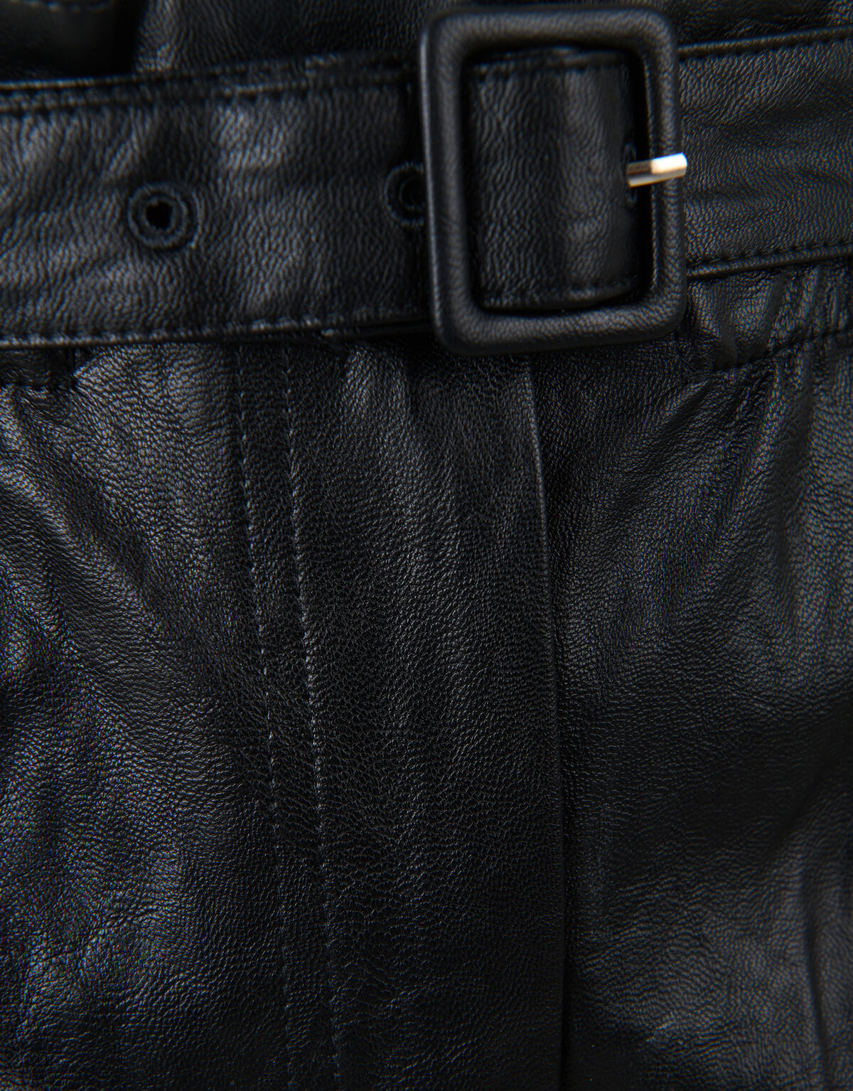 Shorts aus veganem Leder SHOEBY WOMEN