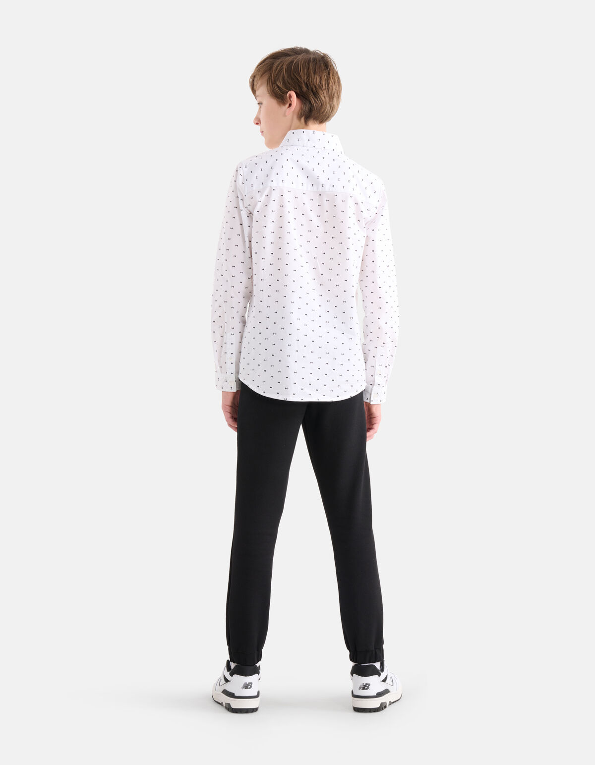 Bedrucktes Hemd Weiß SHOEBY BOYS