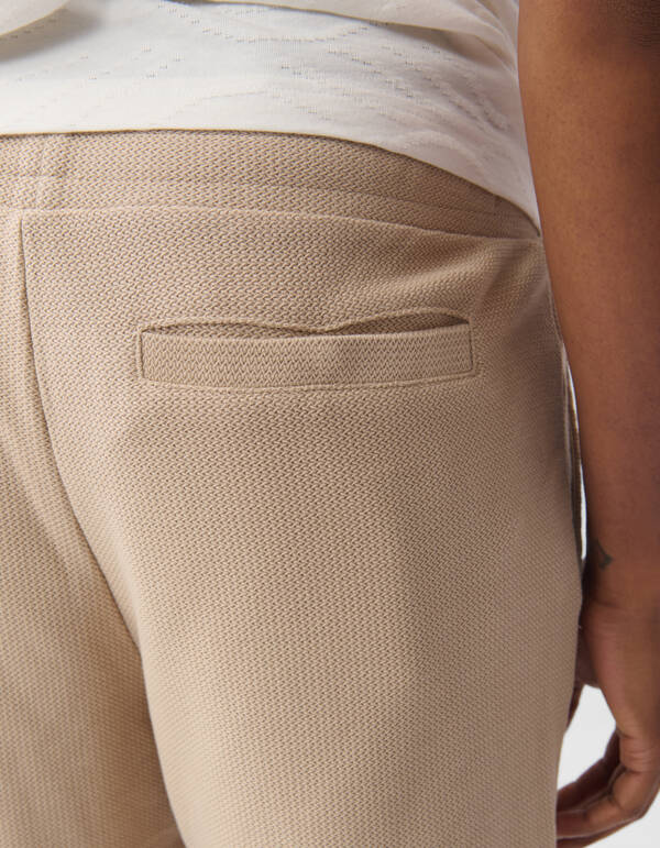 Struktur Regular Fit Shorts Sand SHOEBY MEN