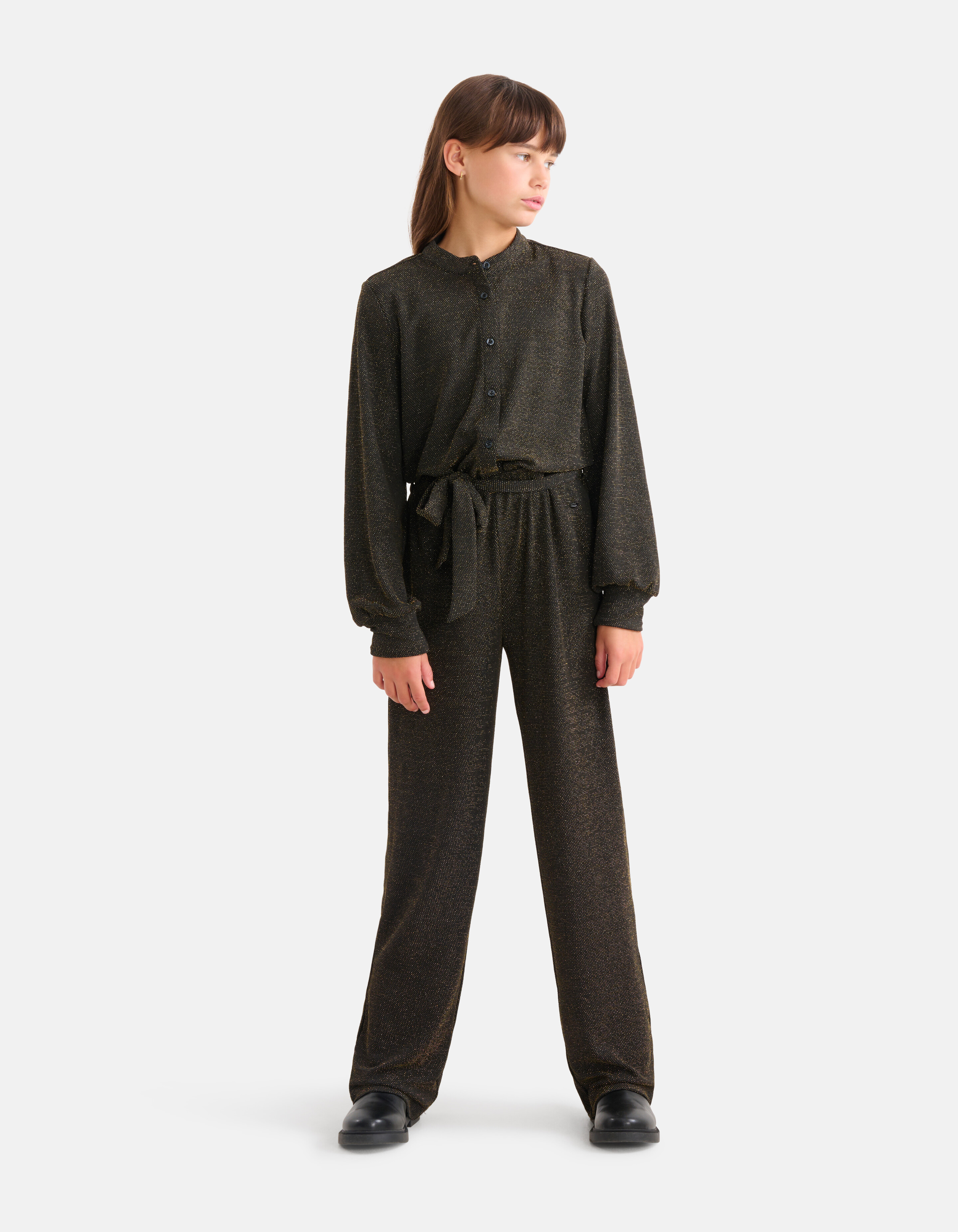 Lurex-Overall Schwarz von Nicolette SHOEBY GIRLS