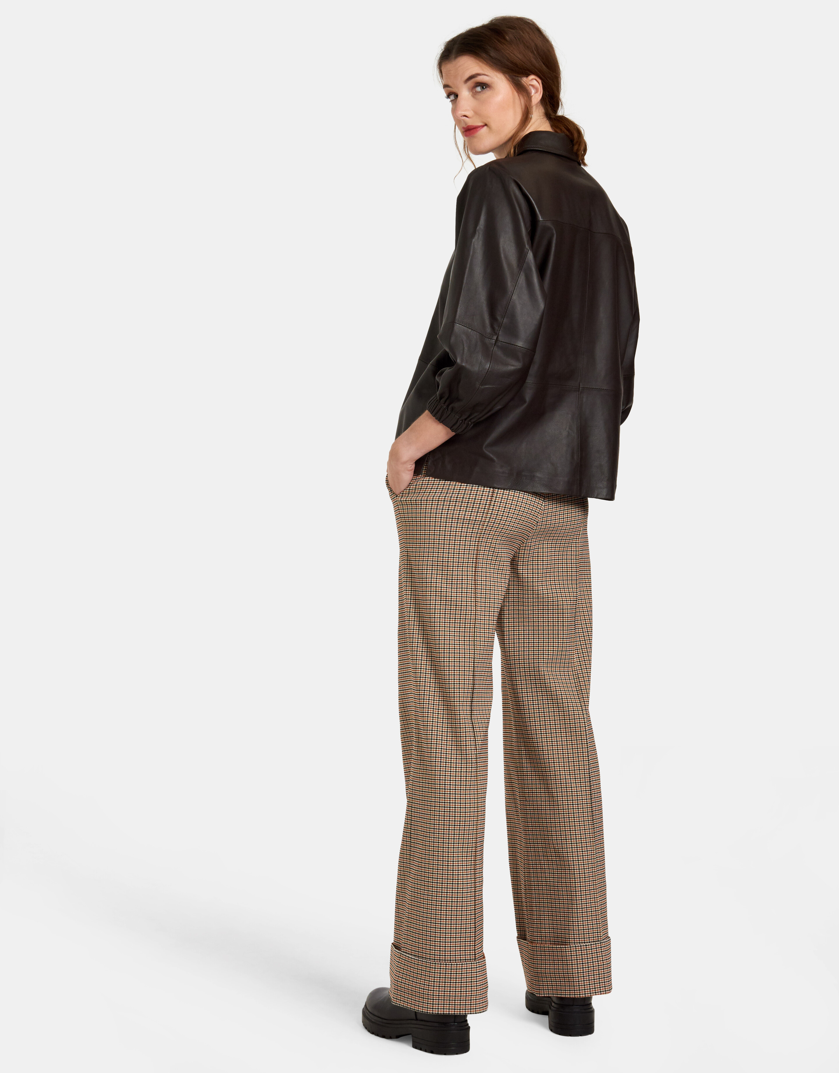 Lederbluse Eksept