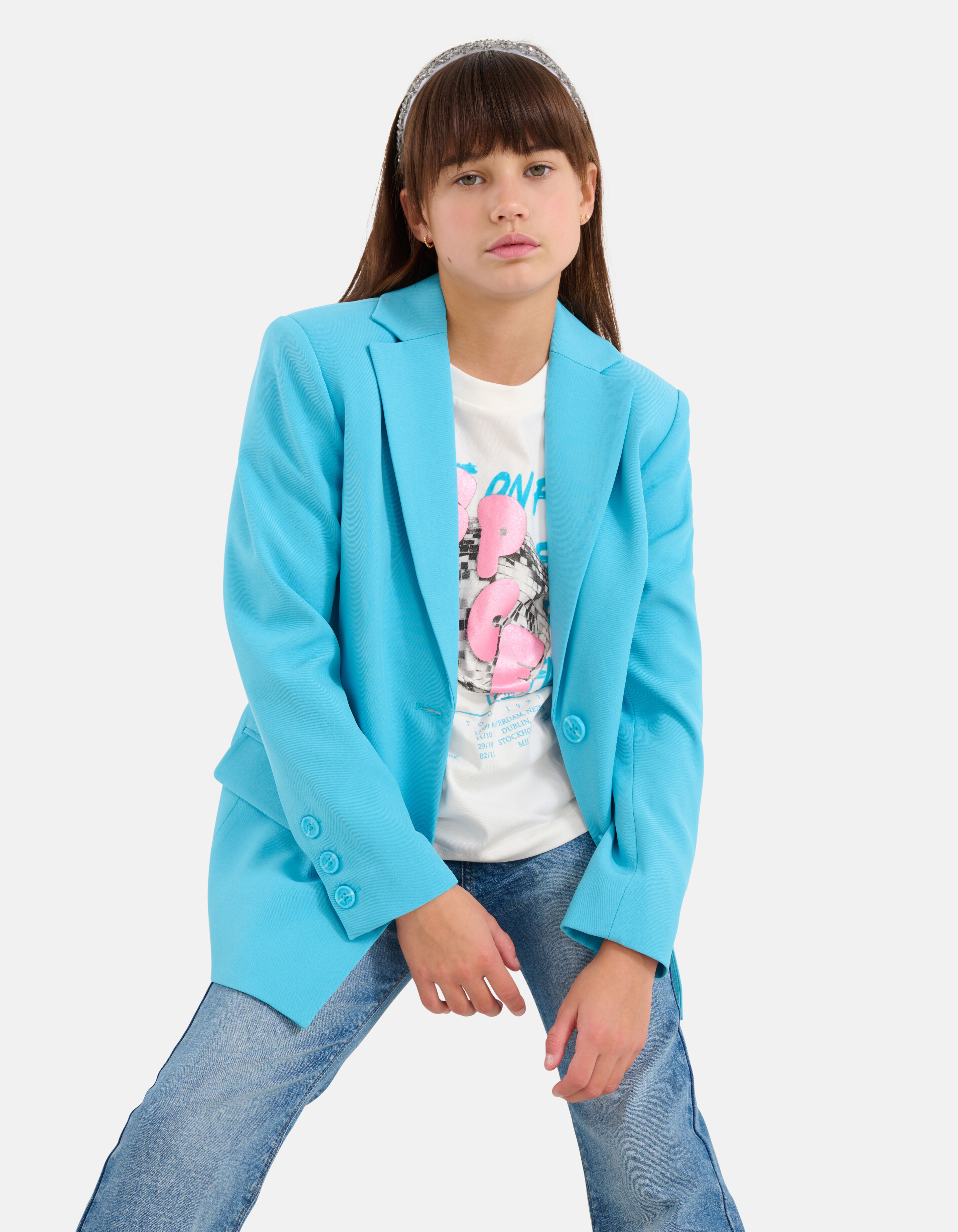 Basic Blazer Blau SHOEBY GIRLS