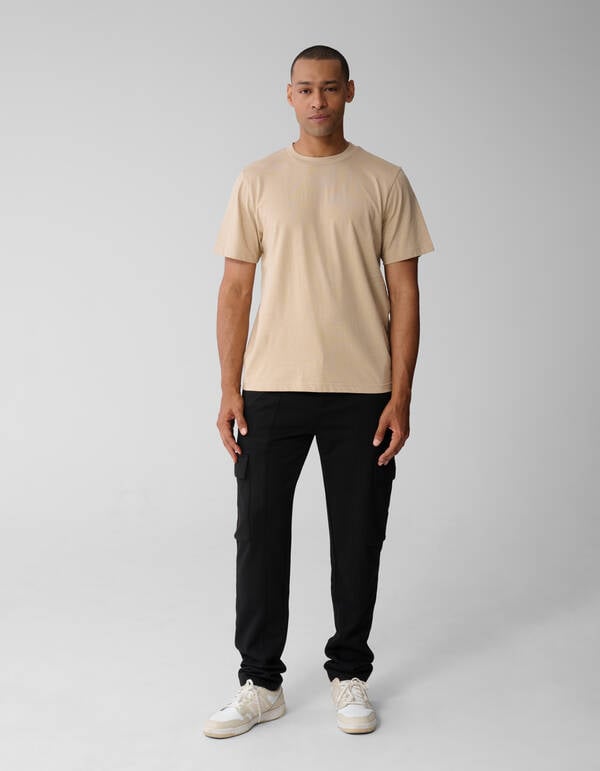 Text Kunstwerk T-shirt Sand SHOEBY MEN