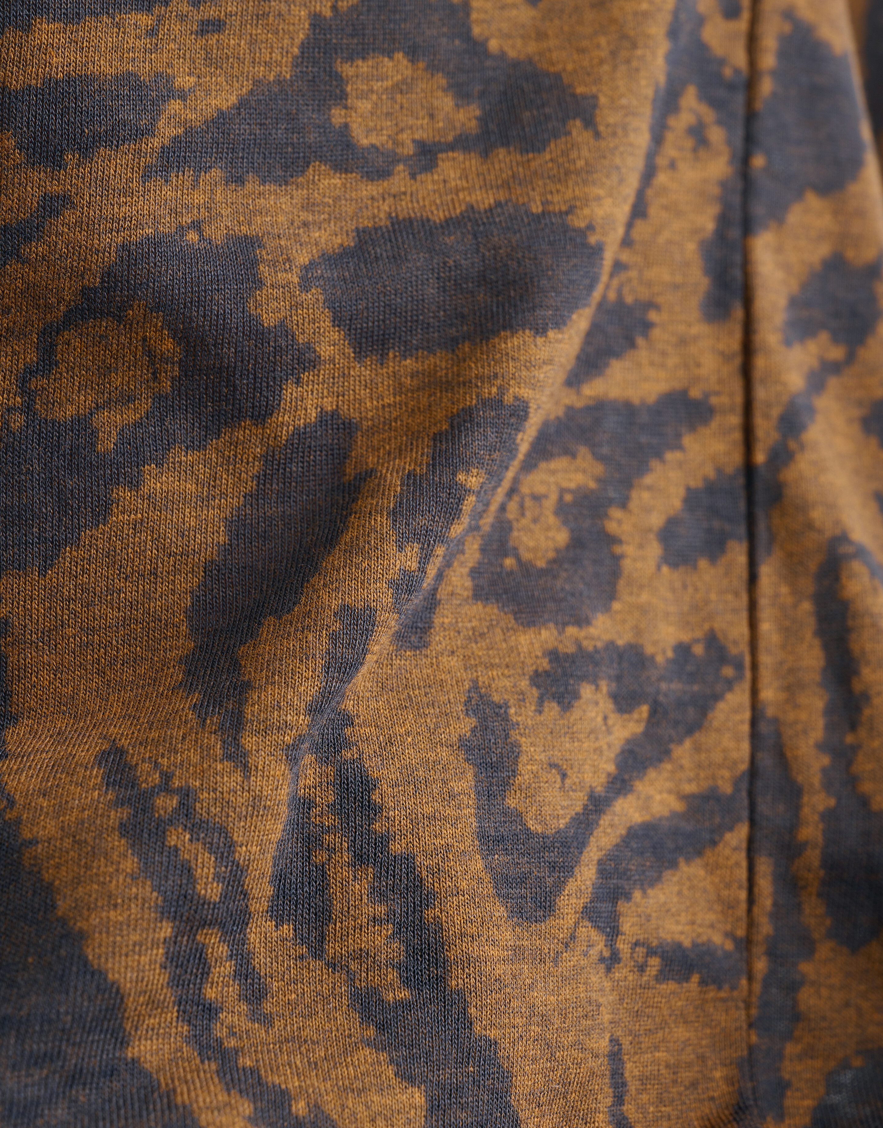Leopardenmuster-T-Shirt mit V-Ausschnitt Braun SHOEBY WOMEN