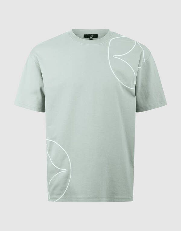 Stickerei Spark T-Shirt Hellgr&uuml;n SHOEBY MEN