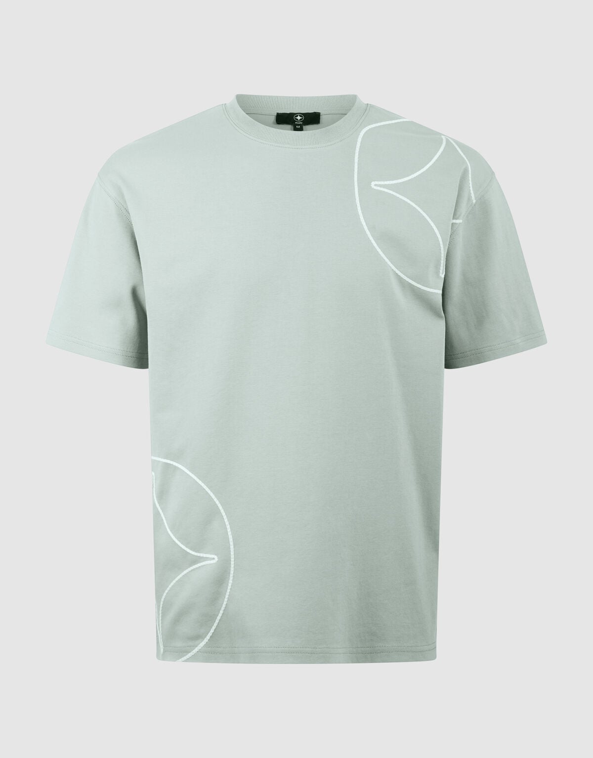Stickerei Spark T-Shirt Hellgr&uuml;n SHOEBY MEN