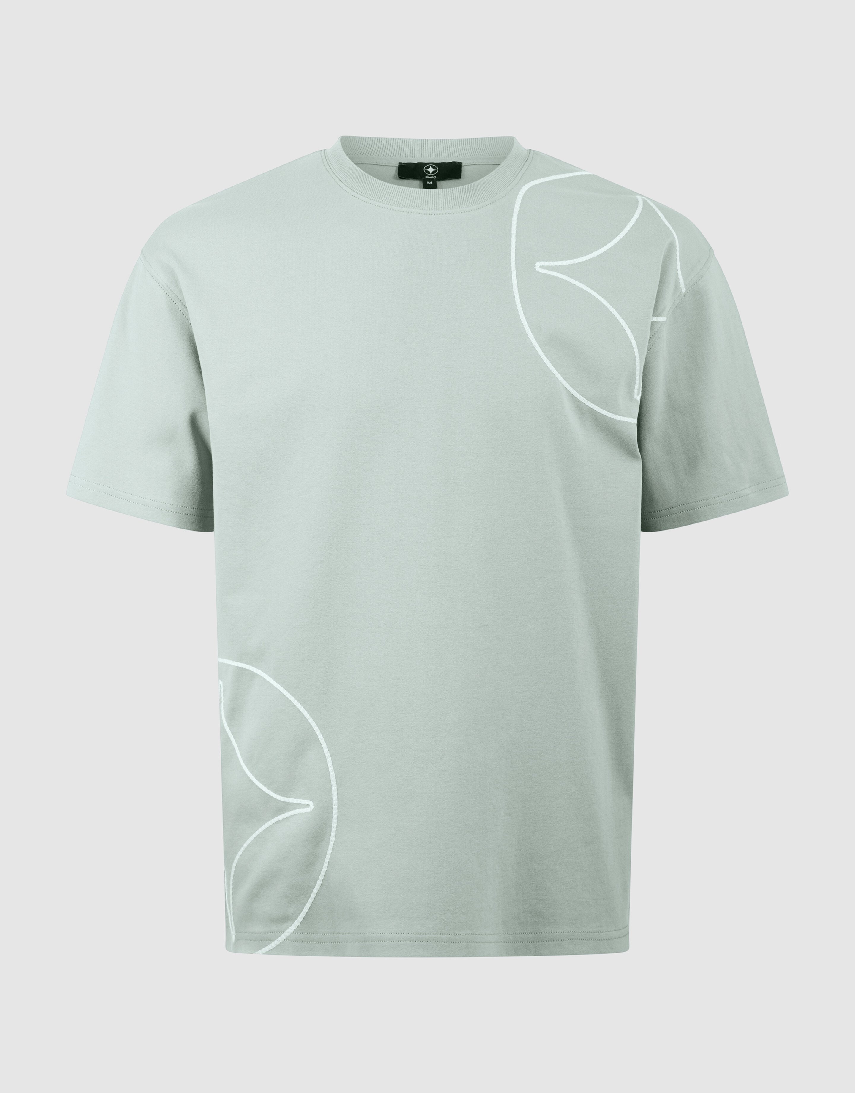Stickerei Spark T-Shirt Hellgr&uuml;n SHOEBY MEN