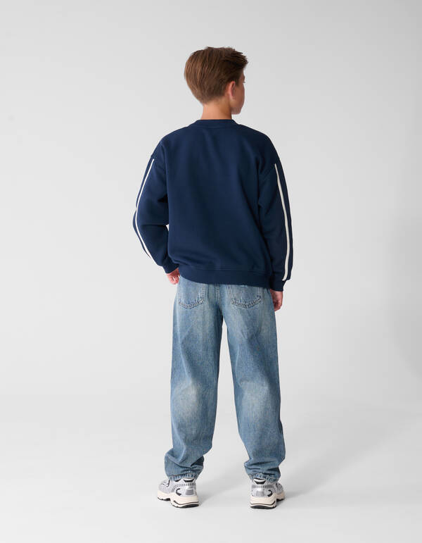 Destroyed Balloon Fit Jeans Dunkelblau SHOEBY BOYS