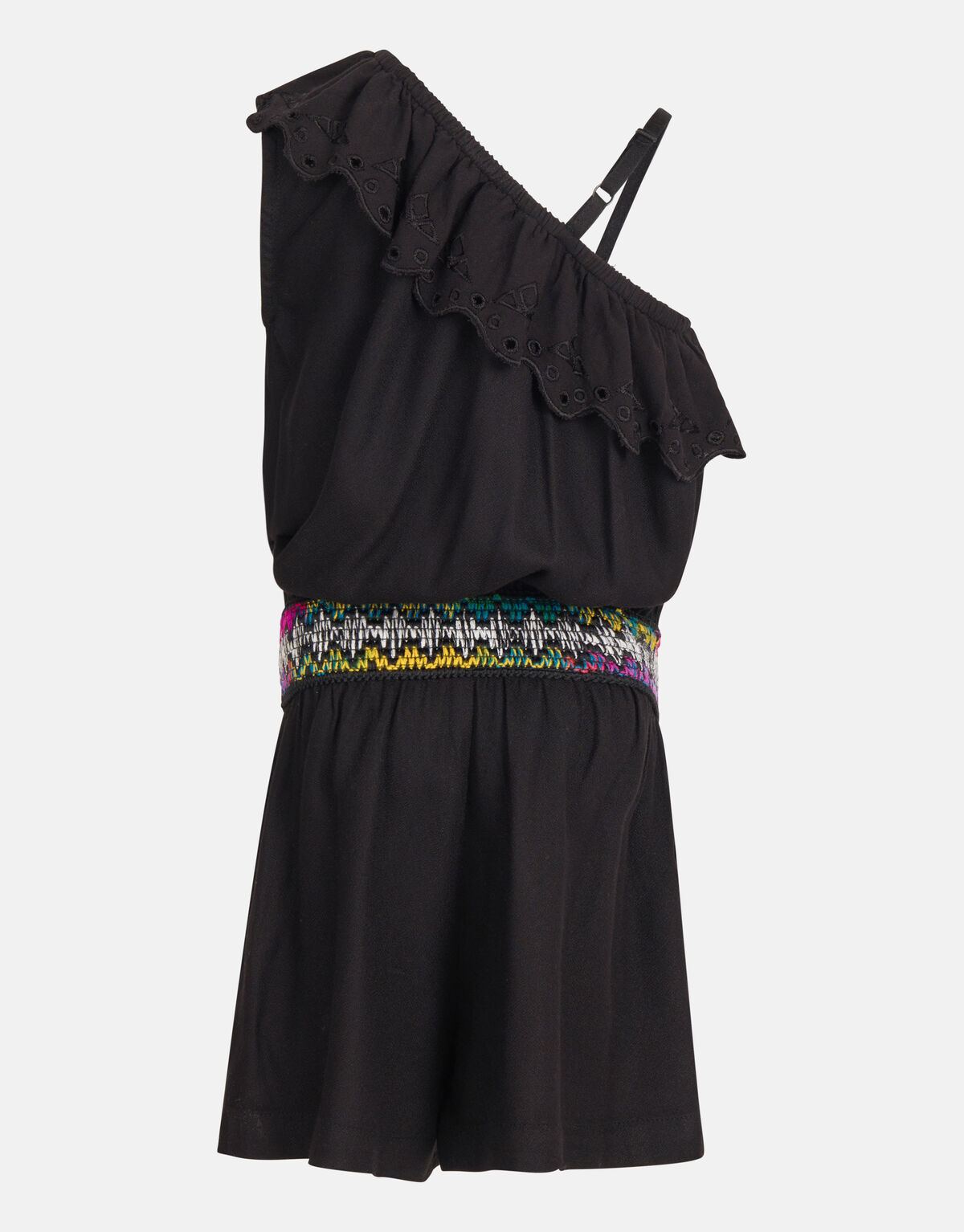 Ein-Schulter-Overall Schwarz SHOEBY GIRLS